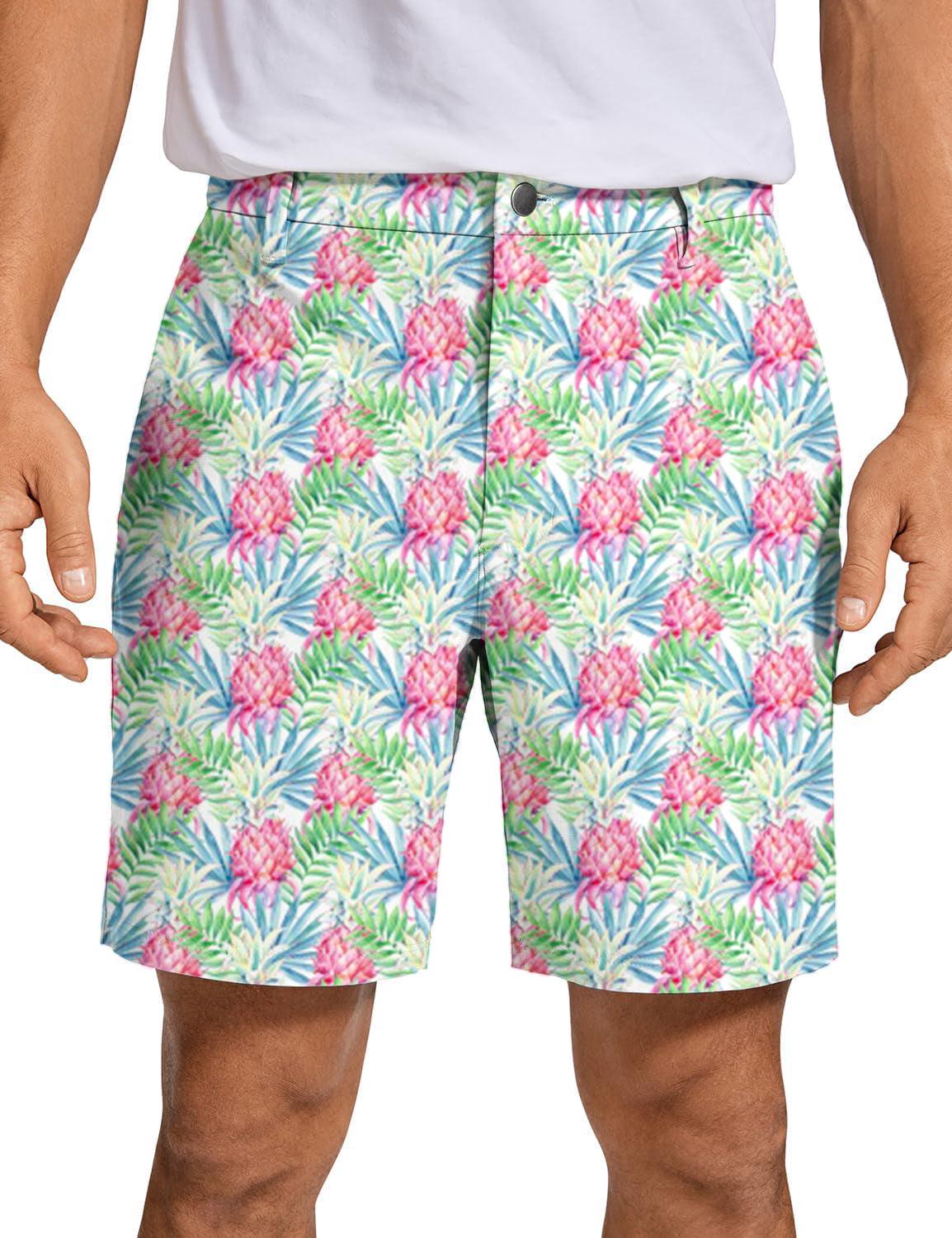 Men Pineapple Paradise Golf Shorts