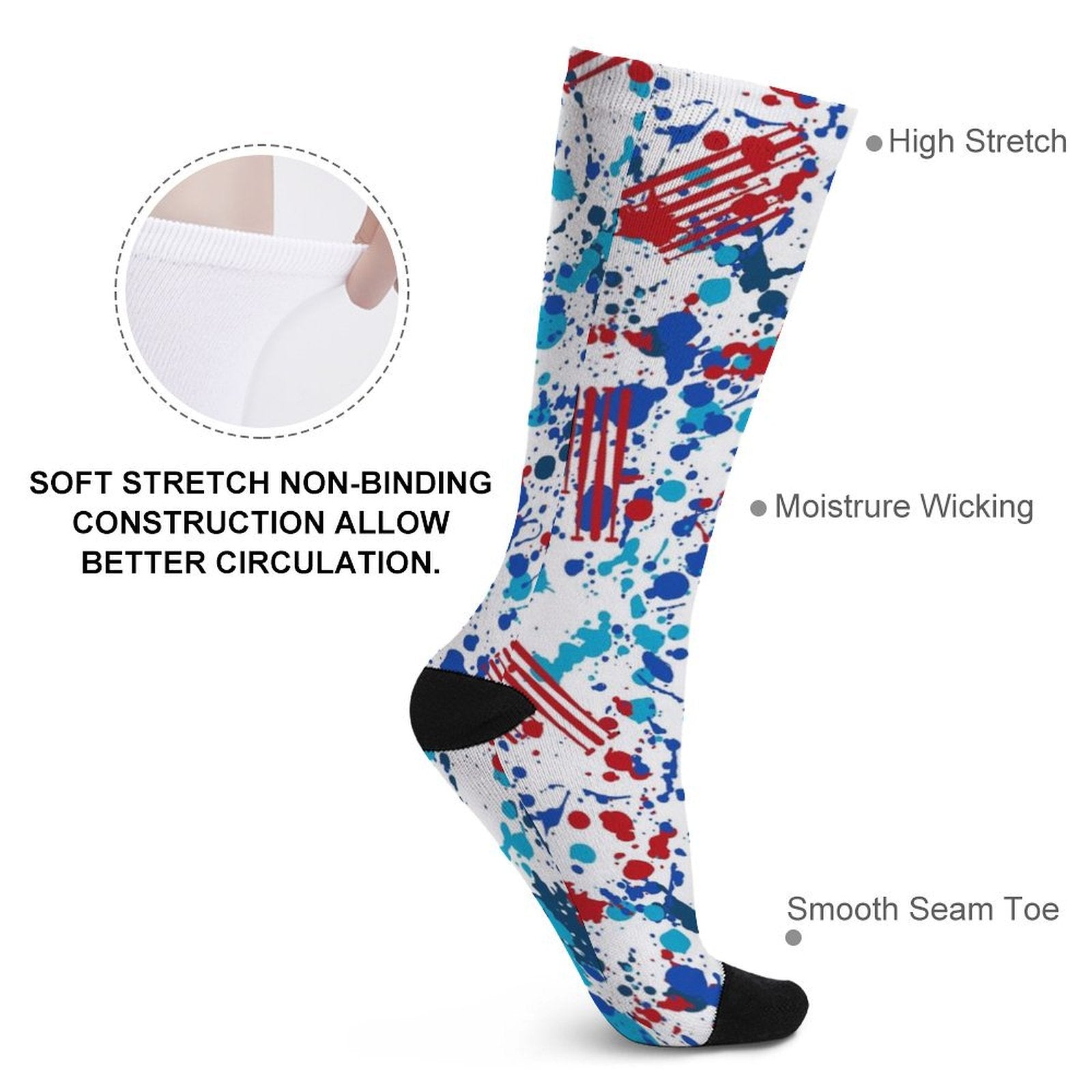 graffiti Prined socks Gifts for Men Women