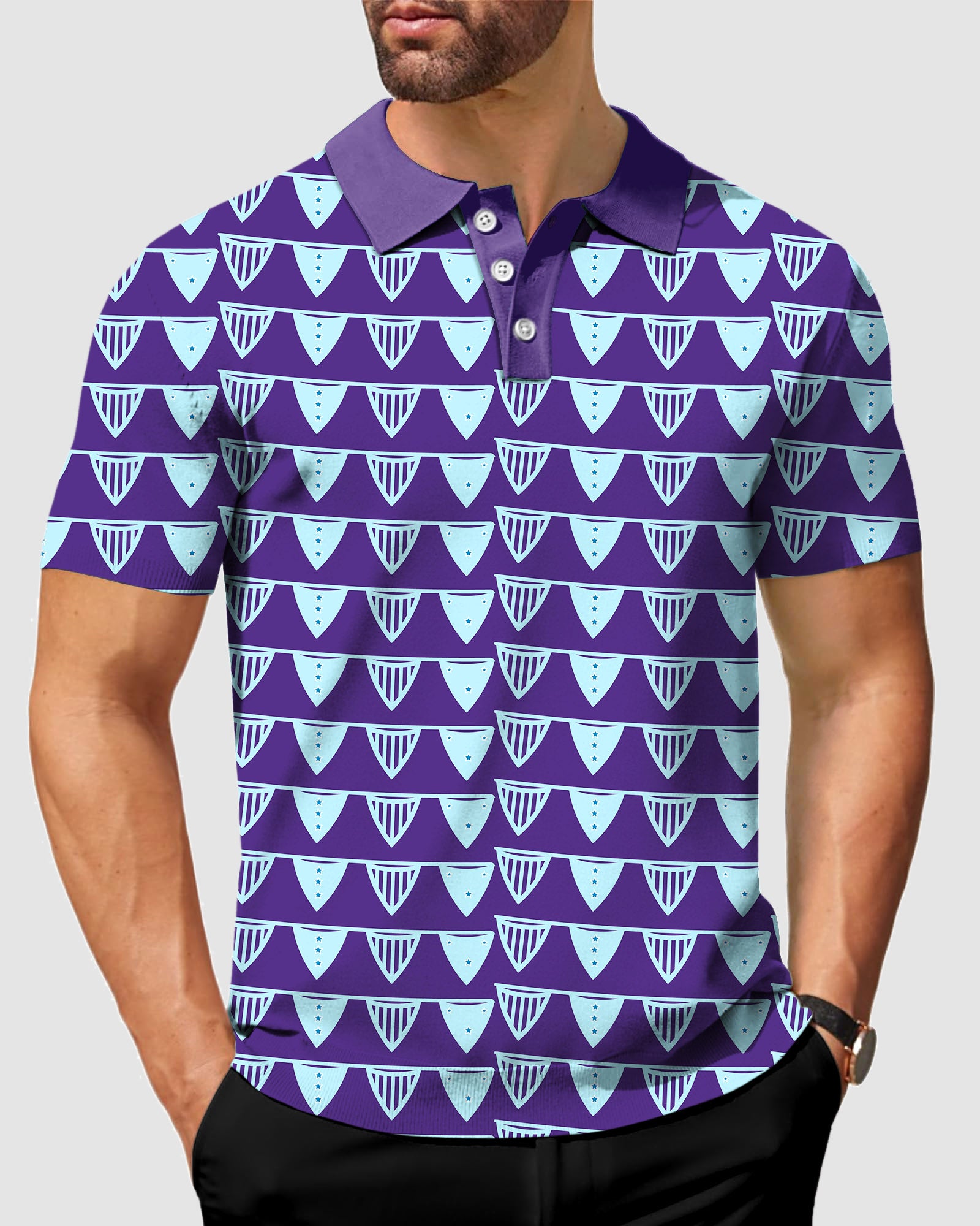 Men's Blue Flag Limited Edition Polo