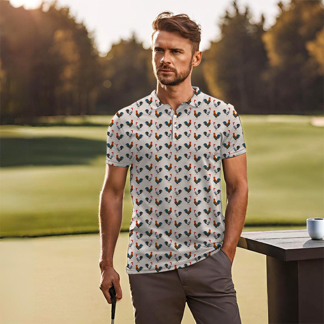 Men's Golf Polo Shirts Mr. Cocky