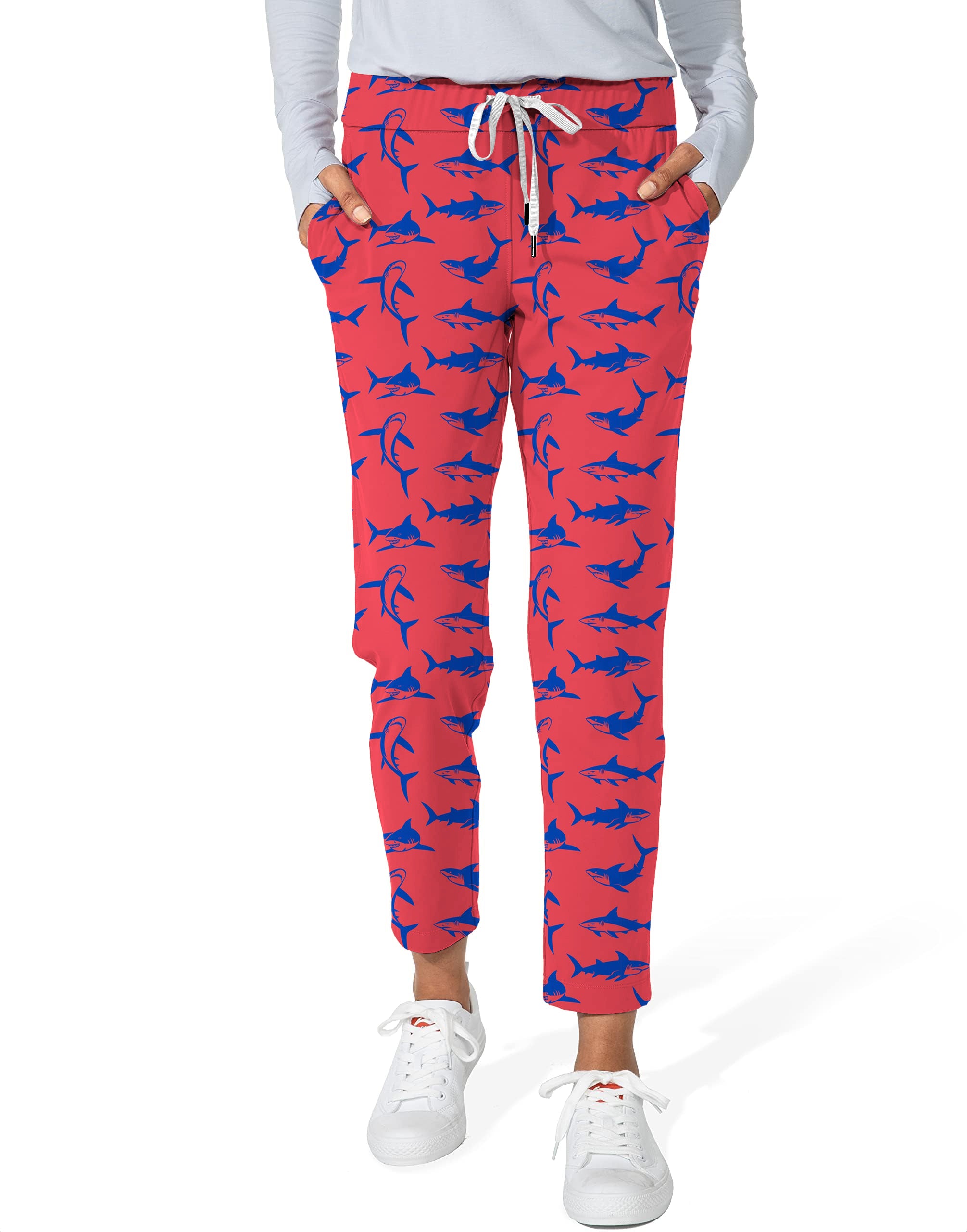 Under Water Frenzy-Women's 7/8 Stretch Ankle Golf Pants