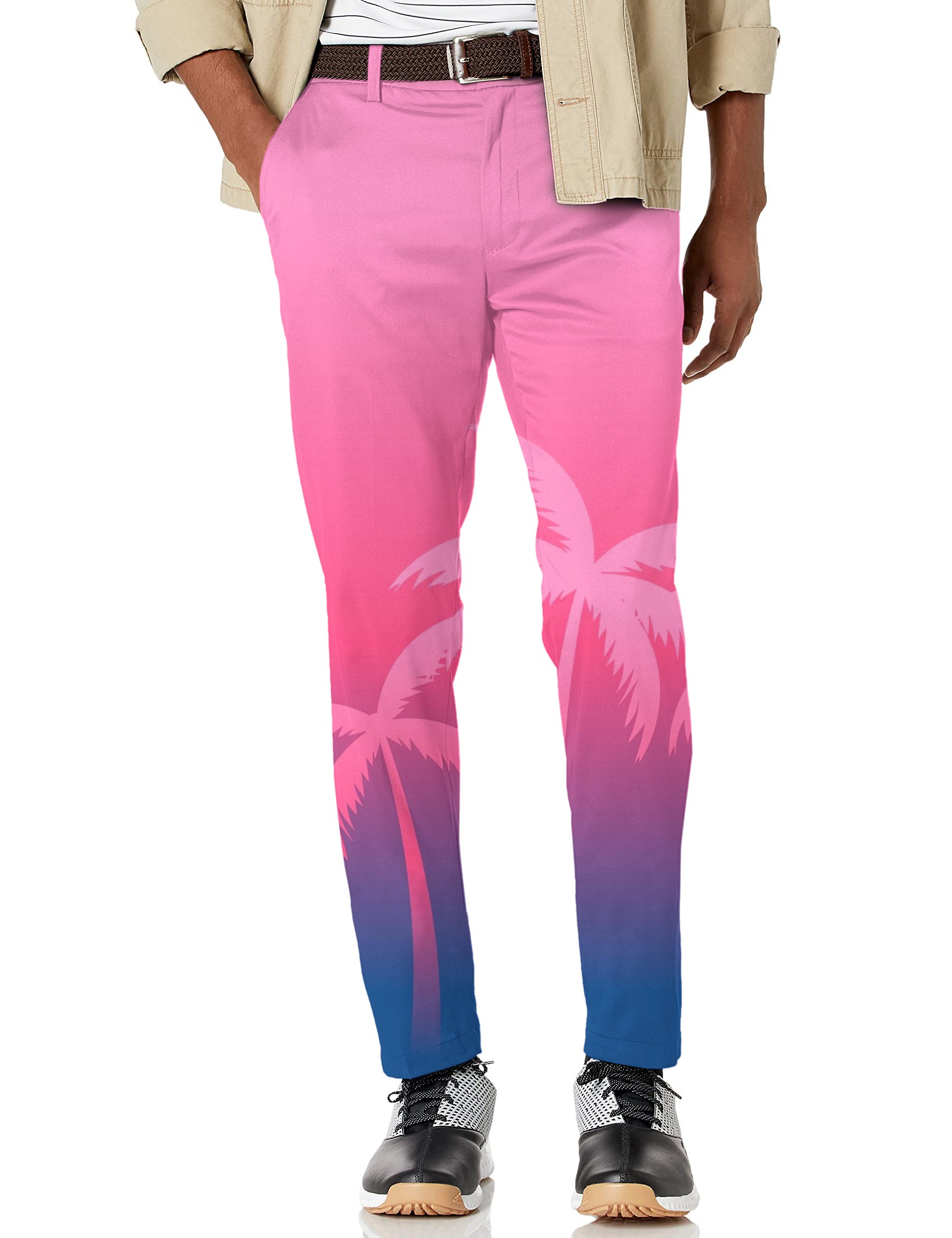 Men's Sunset Palm Paradise Stretch Golf pants