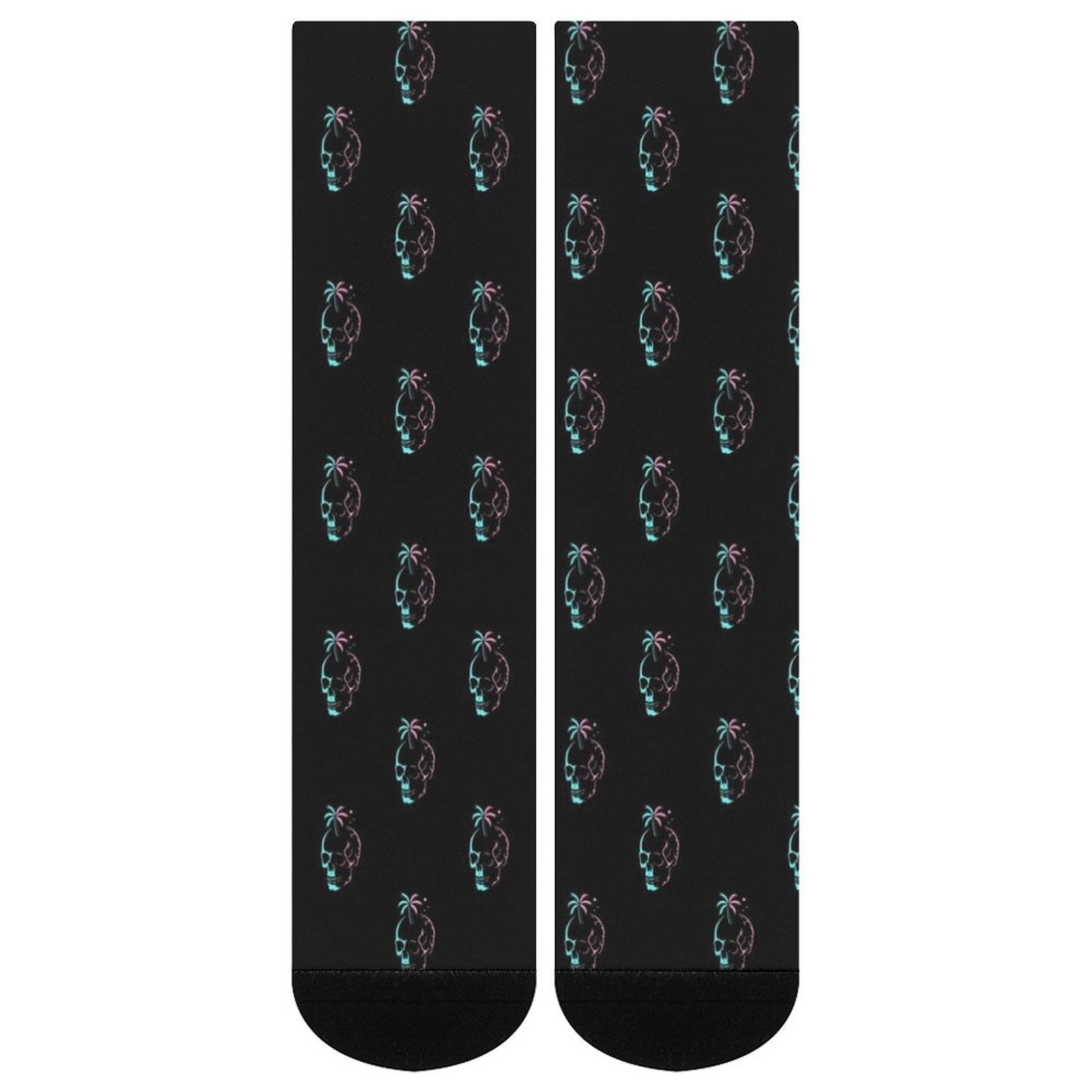 Palm Skulls Prined socks Gifts for Men Women