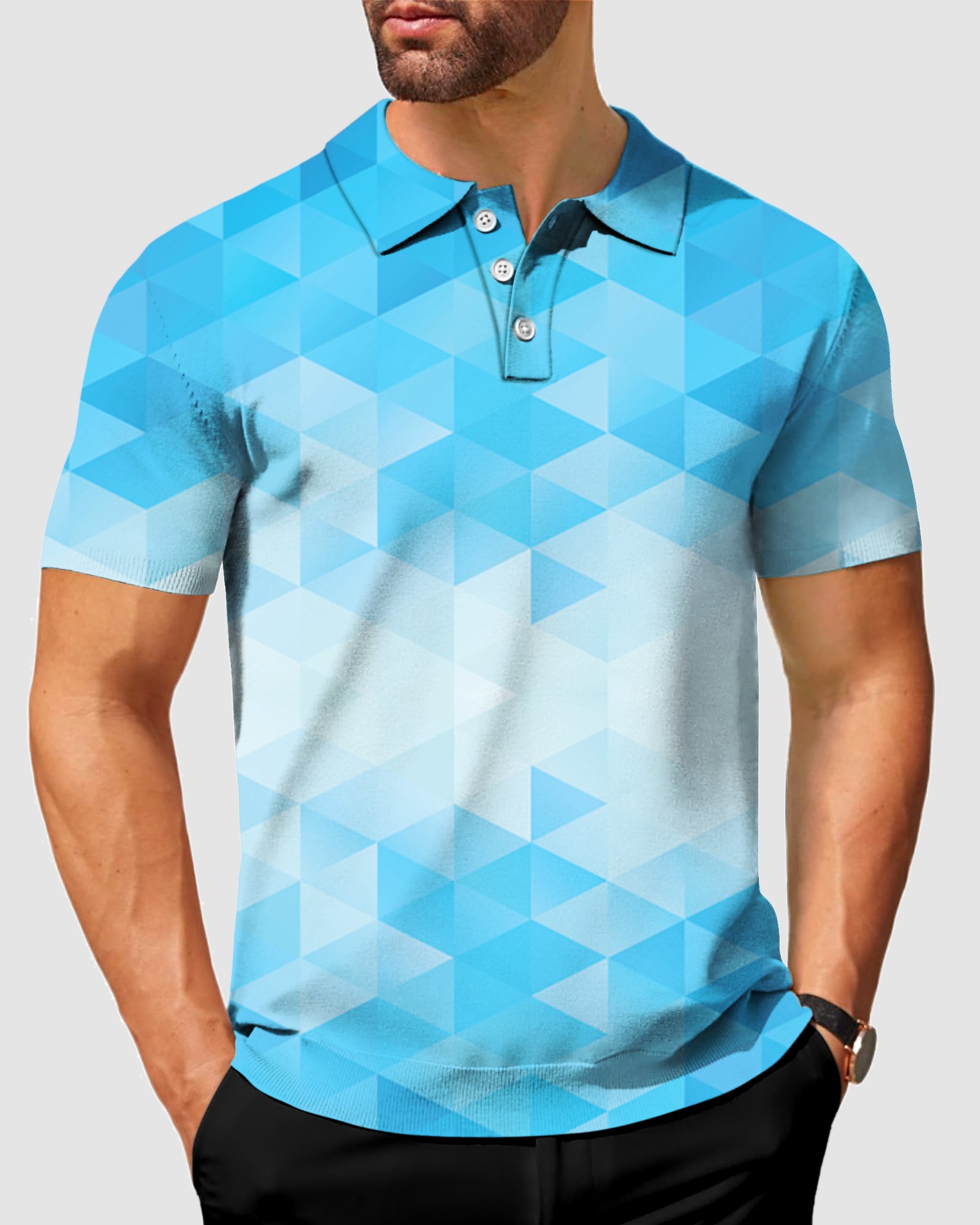 Men's Baby Fade Golf Polo