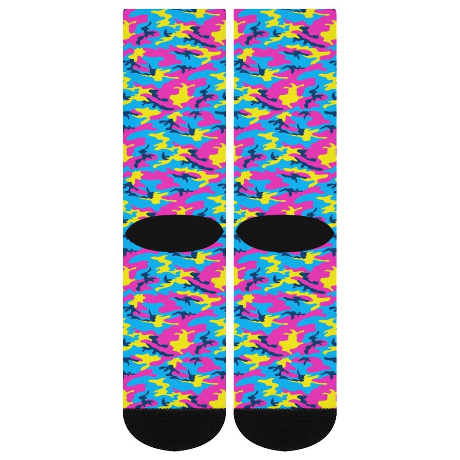 Neon Camo Prined socks Gifts for Men Women