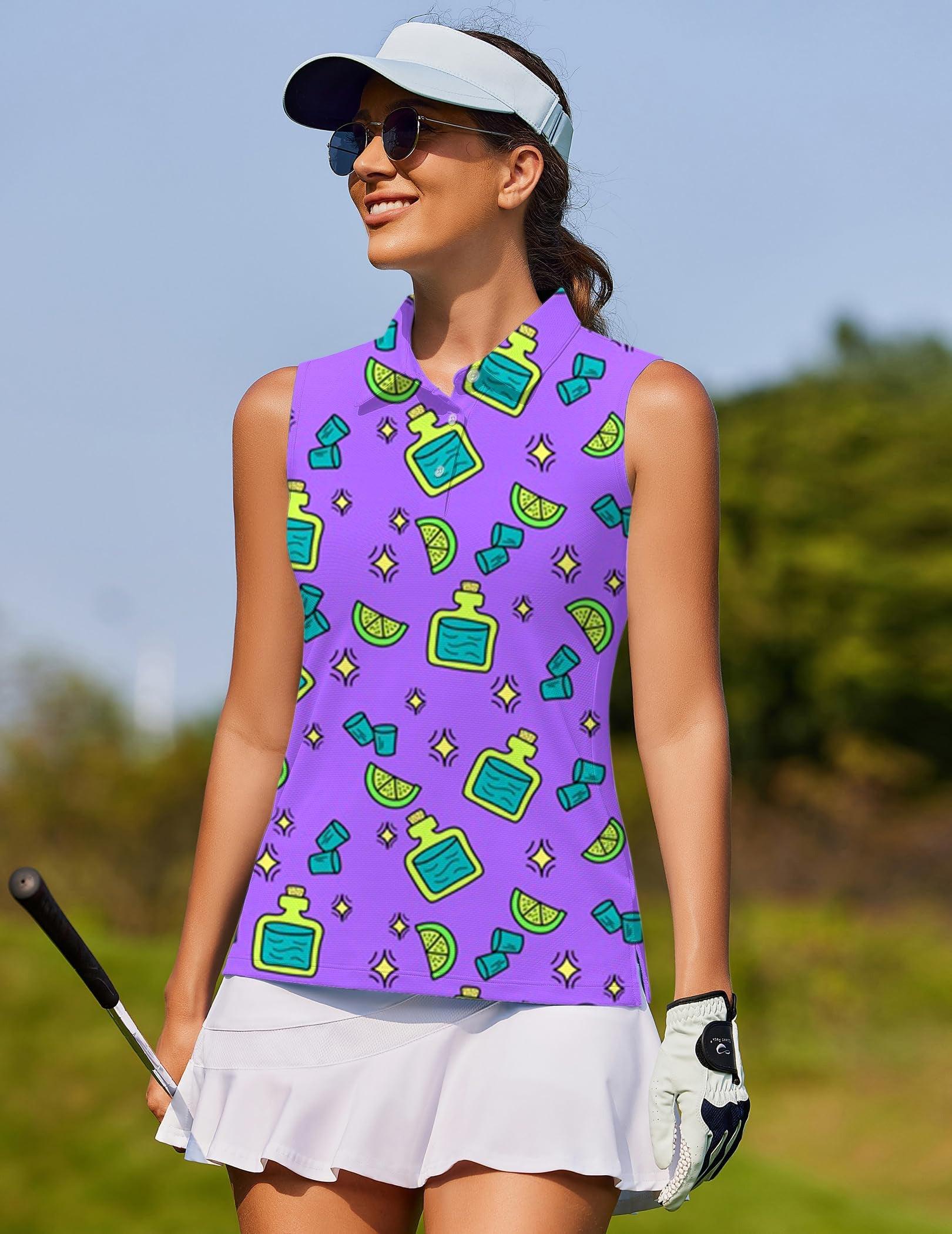 Shots! Time -Women's golf Sleeveless shirt