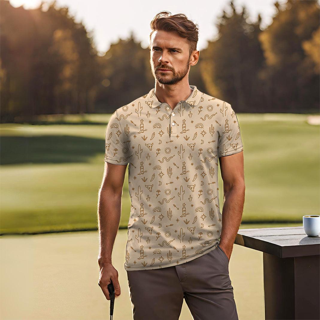 Men's Western Vibes golf polo