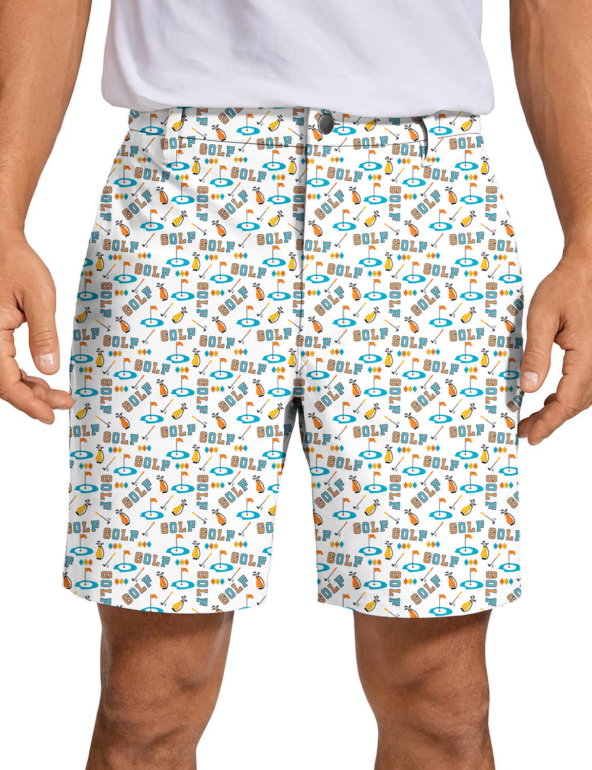 Men Golfing Clubhouse Dreams Golf Shorts