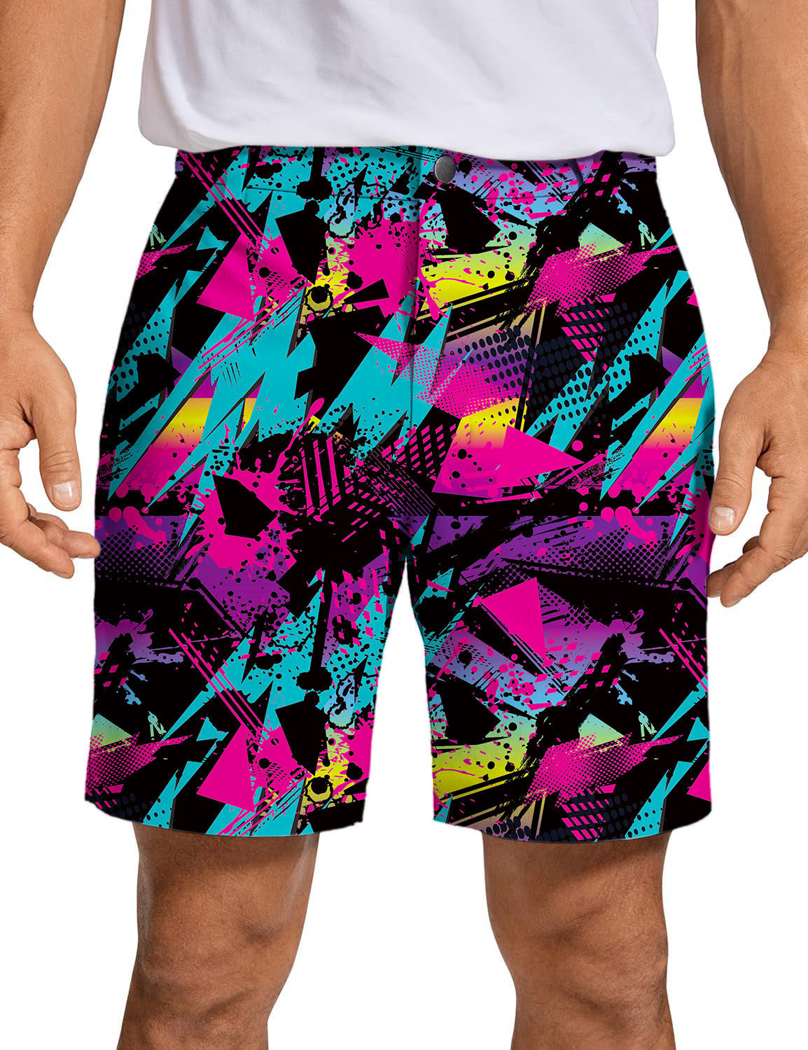 Men's Retro Golfer Golf Shorts