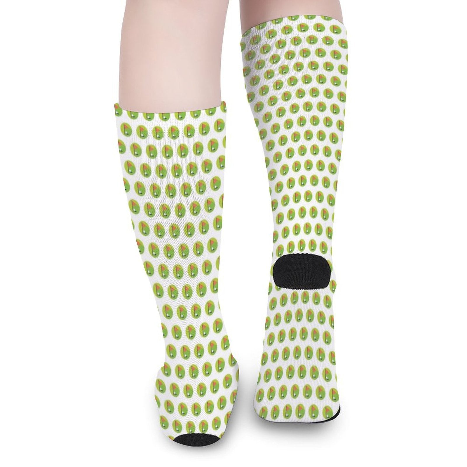 Golf hole flag Prined Sock Gifts for Men Women
