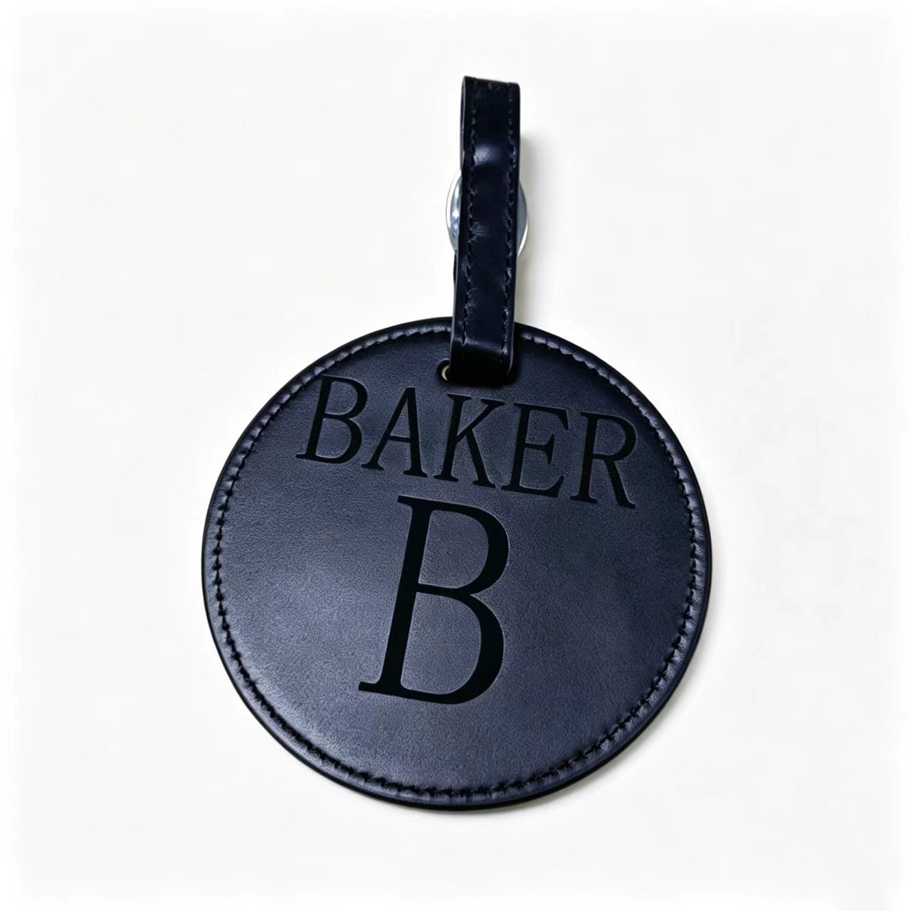 Personalized Engraved Leather Golf Bag Tag