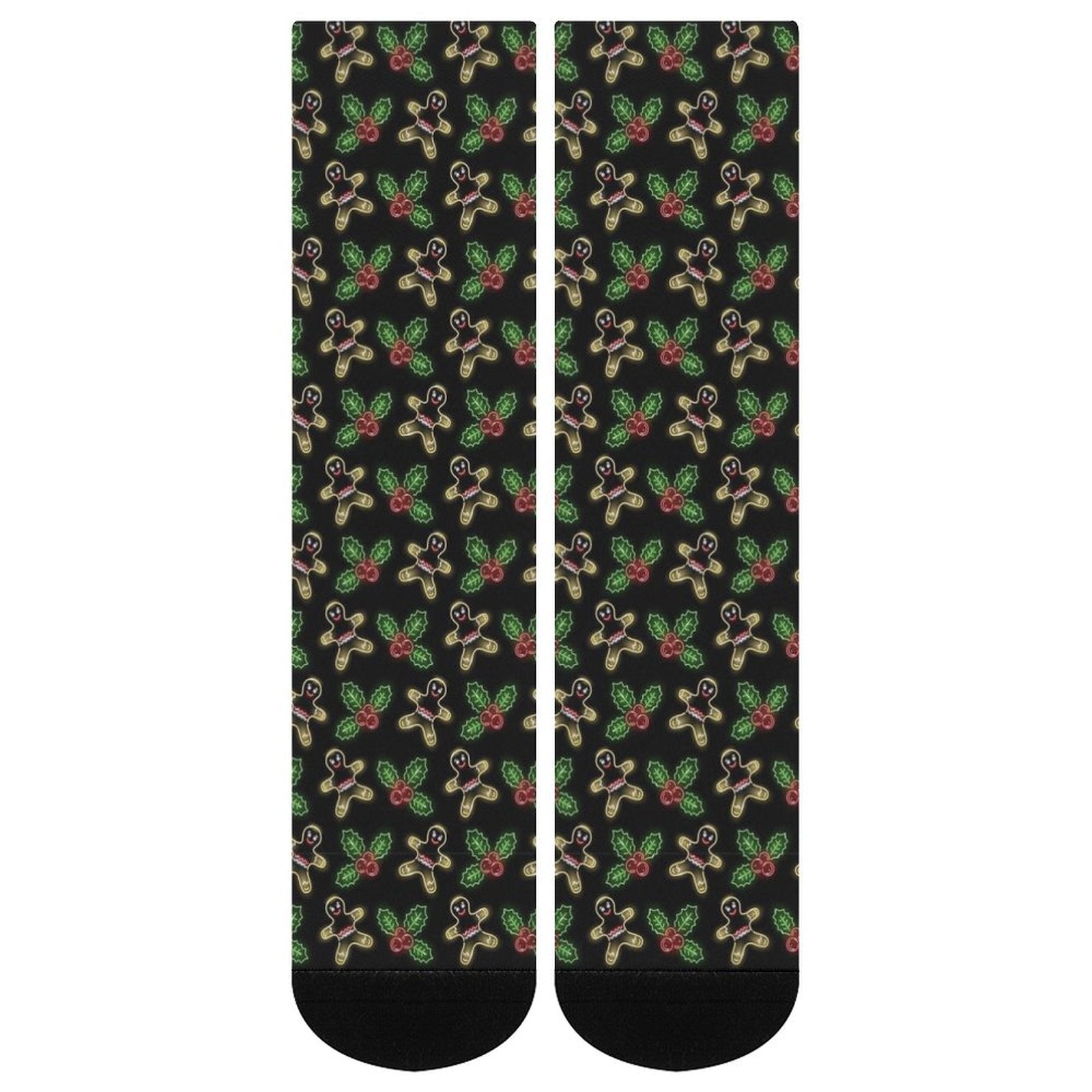 Neon Gingerbread Man Prined socks Gifts for Men Women