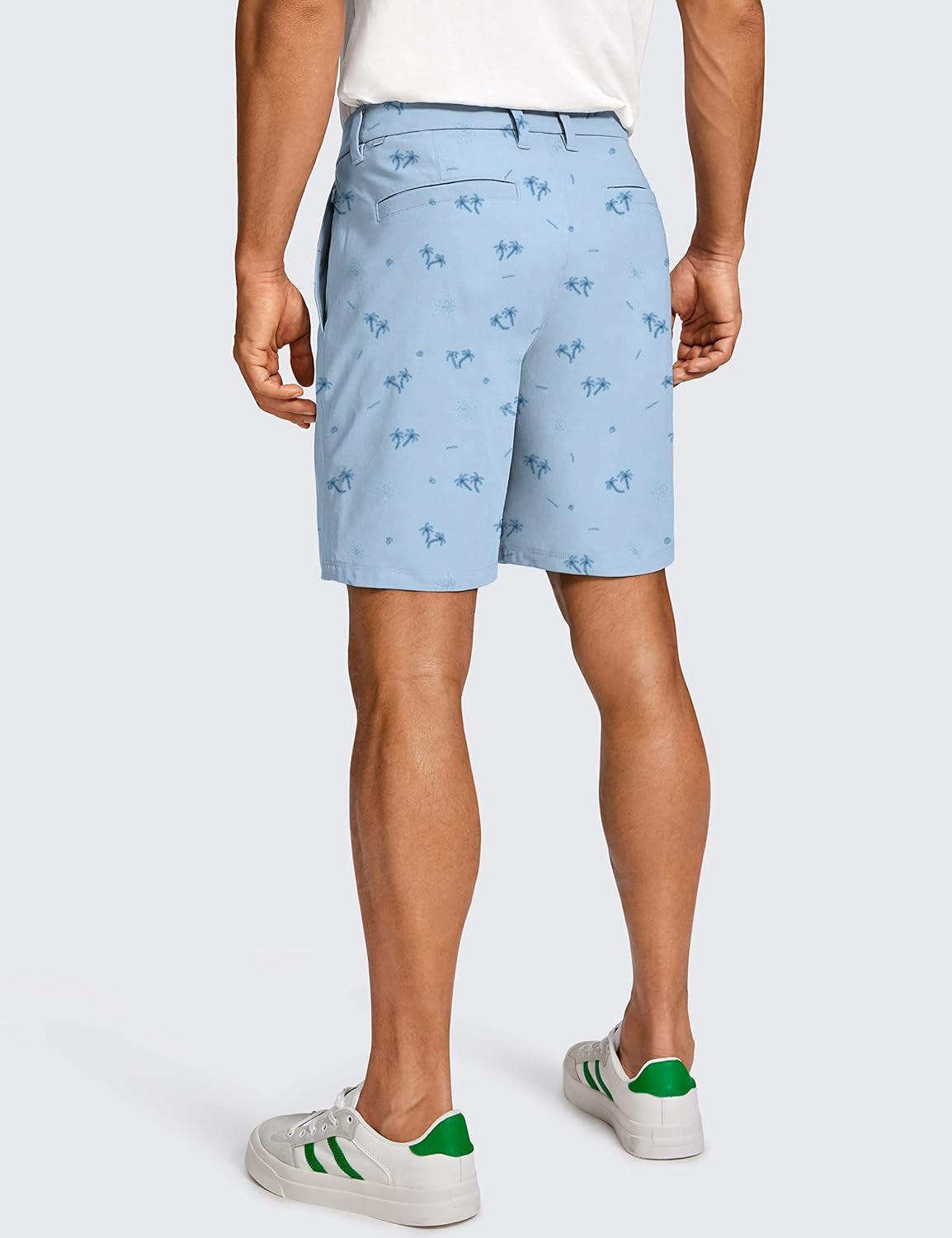 Men Tropical Palms Golf Shorts