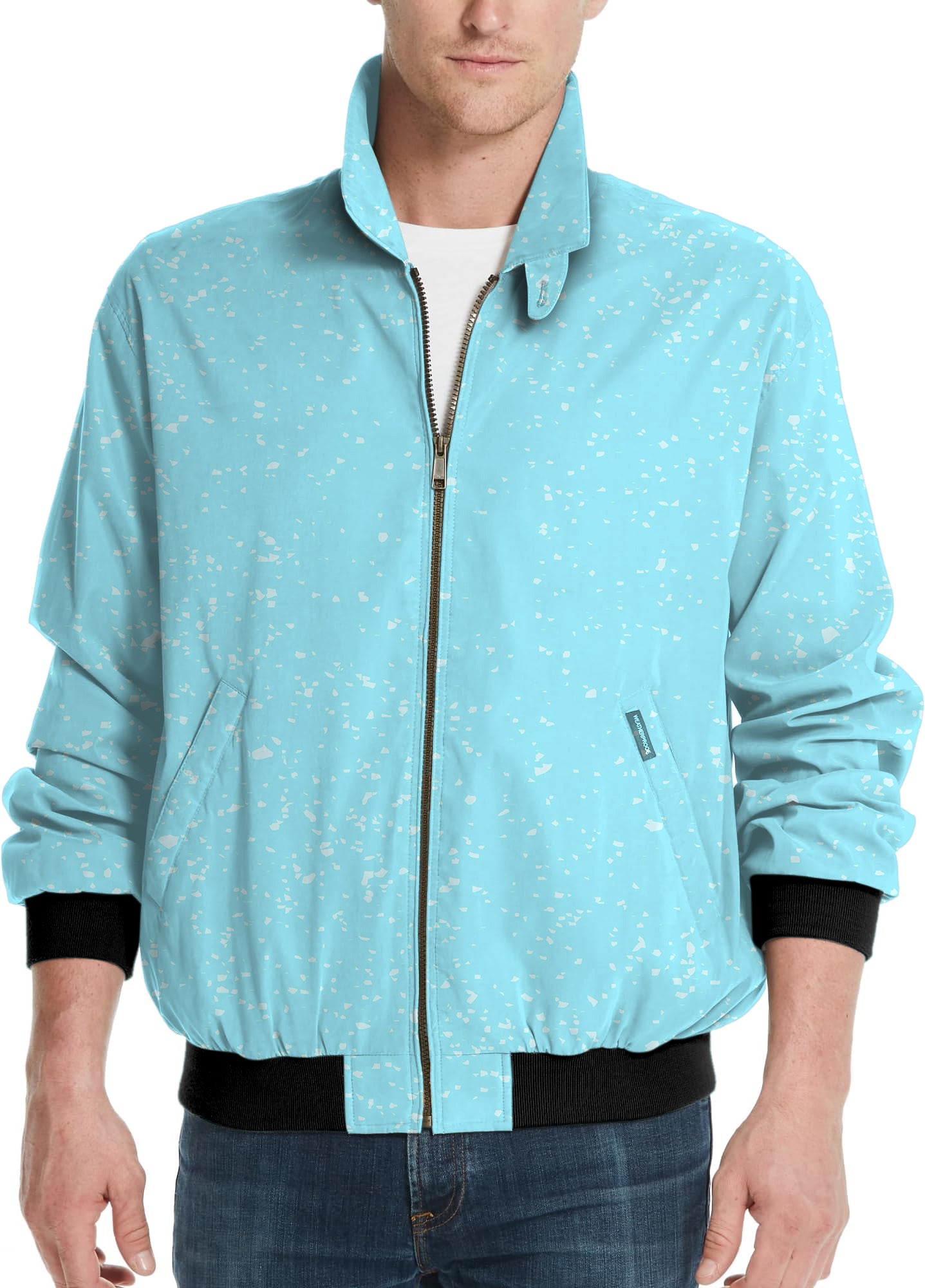 Two tone-Men's Golf Windbreaker Light Jacket