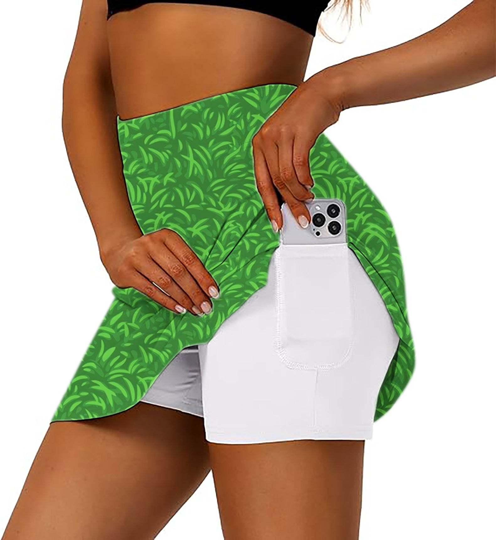 Women's On The Greens Golf Skirts Inner Shorts Pocket