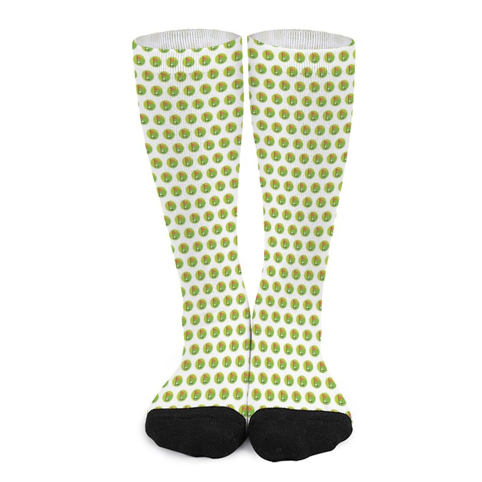 Golf hole flag Prined Sock Gifts for Men Women