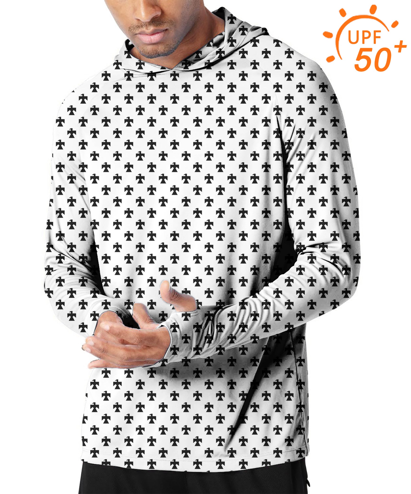 Men's Outdoor american tribal indian Golf Sun Protection Slim Fit  hoodies