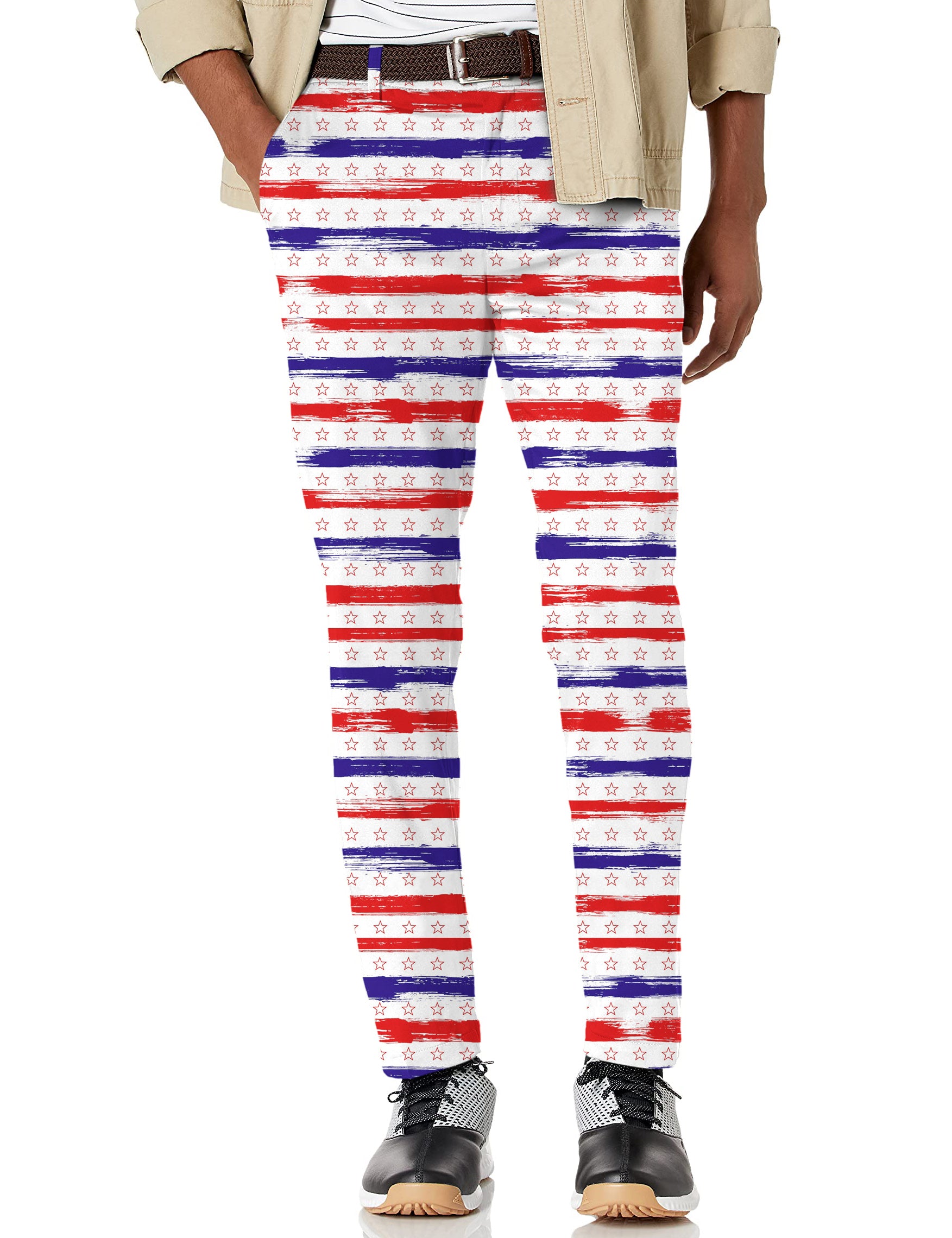 Men's Stars & Stripes Stretch Golf pantss trousers