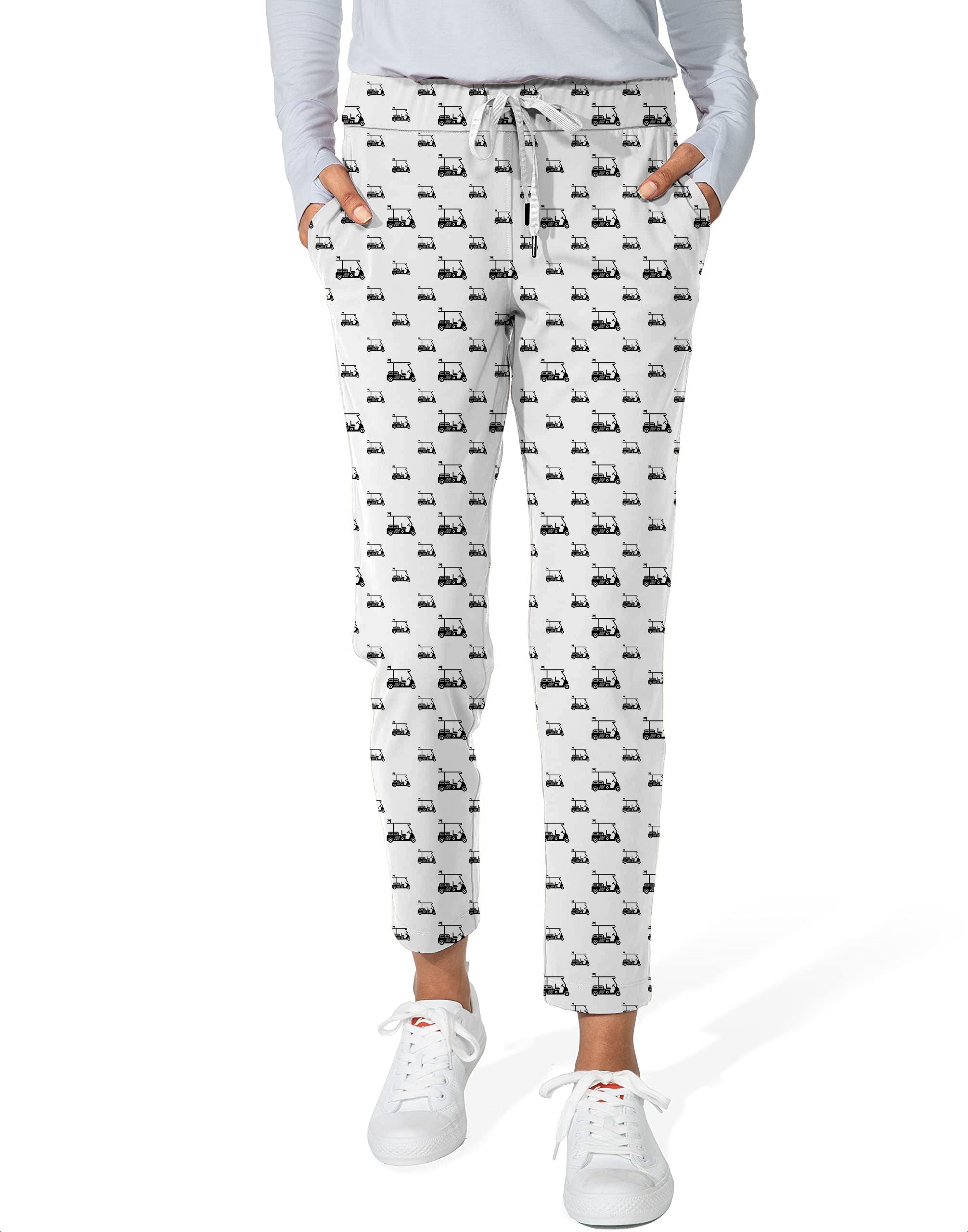 Golf Cart-Women's 7/8 Stretch Ankle Golf Pants