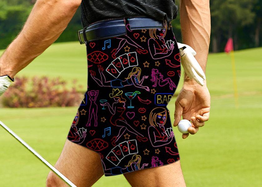 Men Good Time Bar Golf Shorts