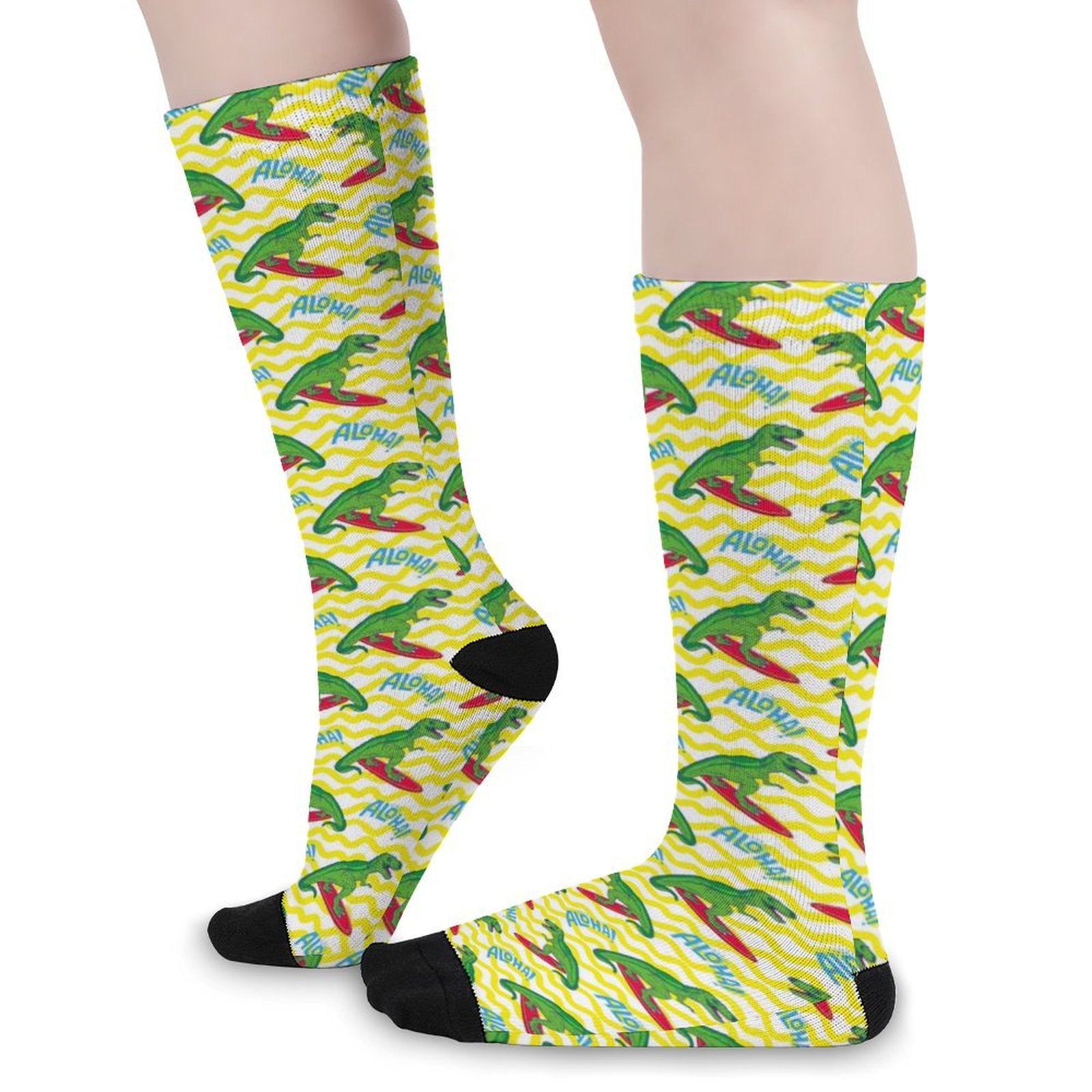Friendly Dinos Prined socks Gifts for Men Women
