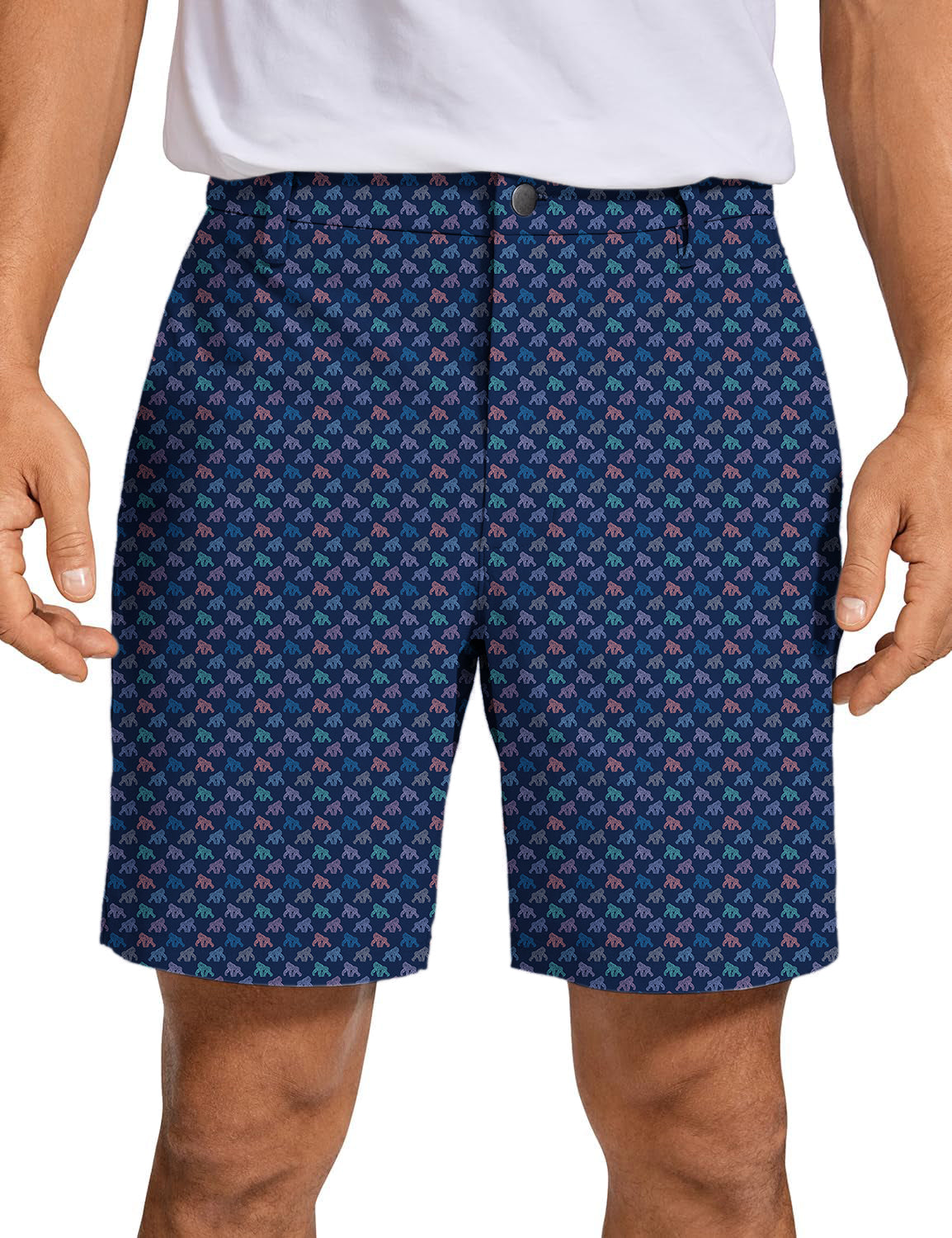 Men monkeys Golf Shorts