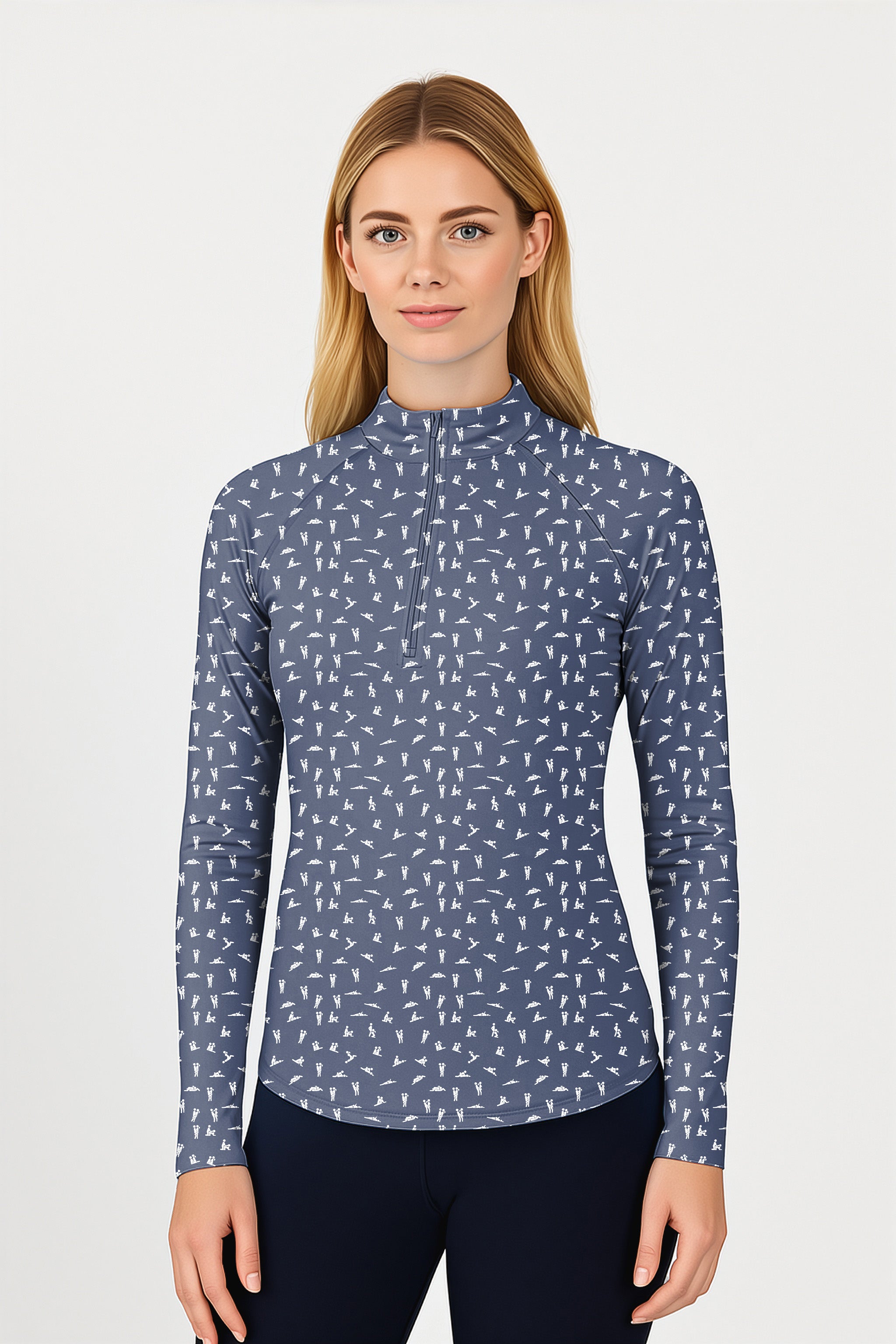 Sex Ed Women's Golf Active 3/4 Zip Top