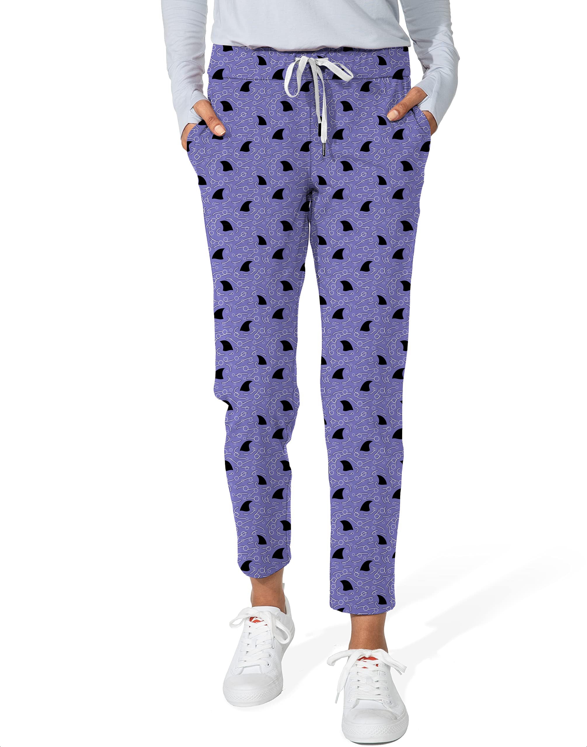 Shark Fin Seamless Women's 7/8 Stretch Ankle Golf Pants