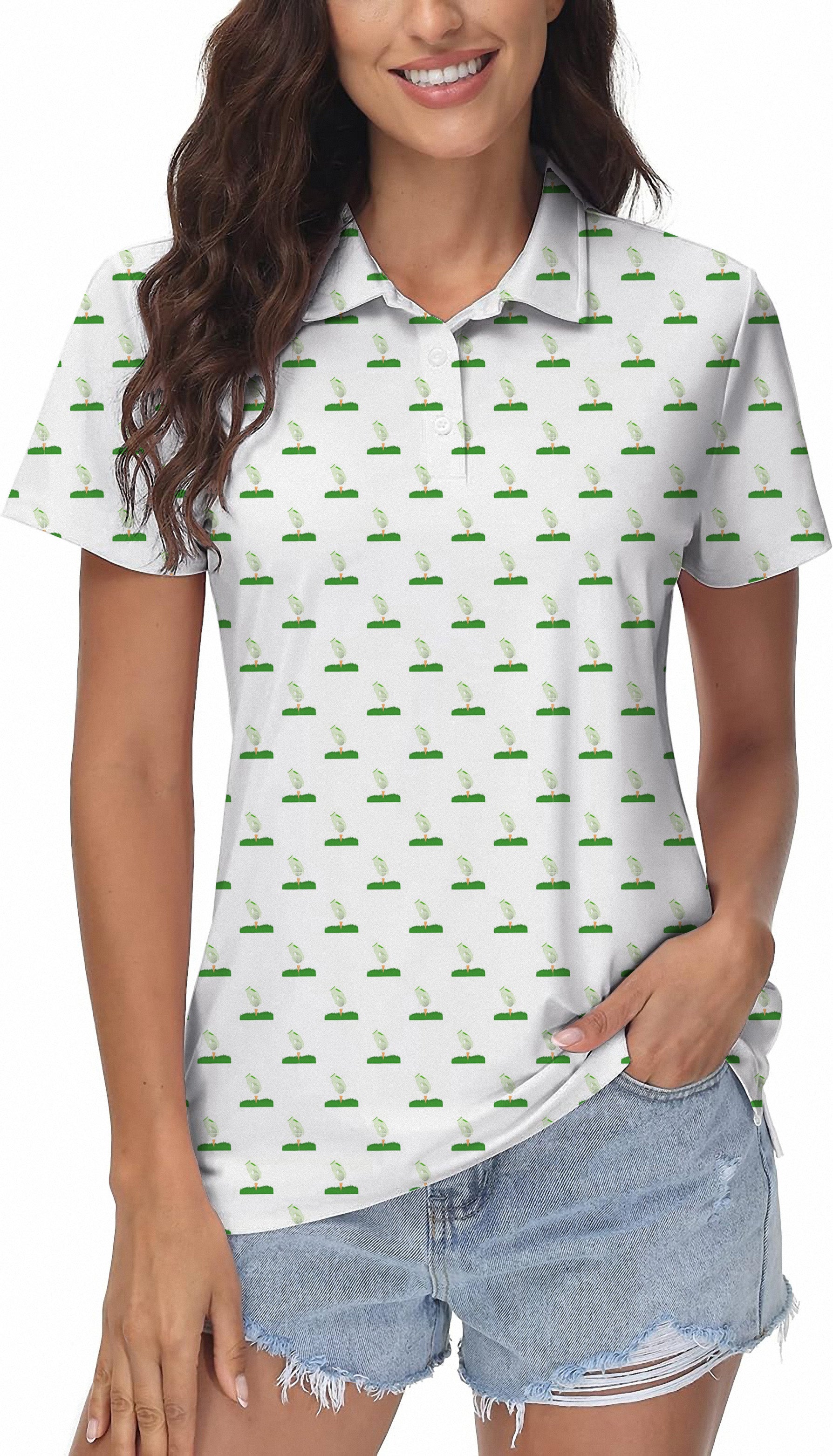 golf course Women's Golf Polo