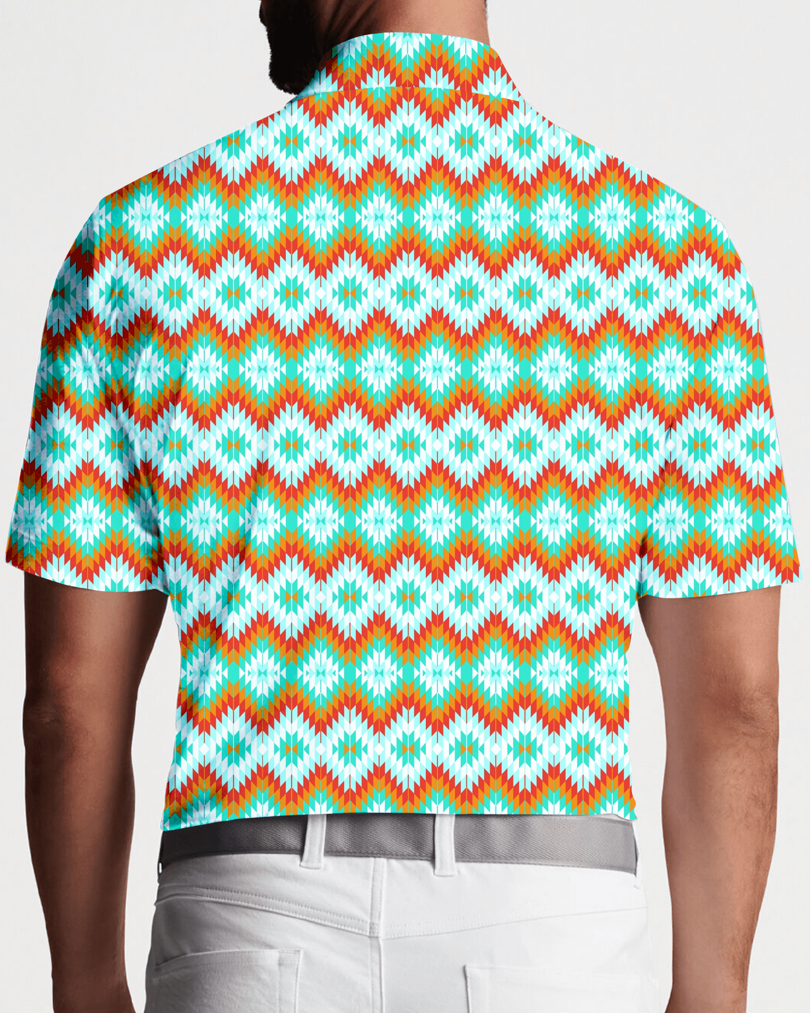 Men's Aztec Summer Contrast Stitching golf polo