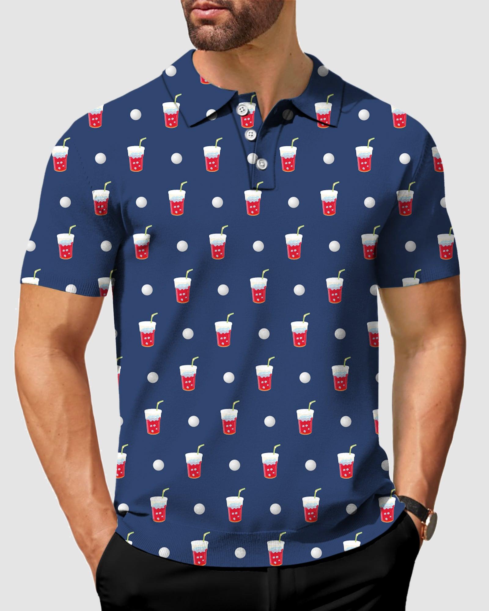 Men's Ping Pong and Water Cup golf polo