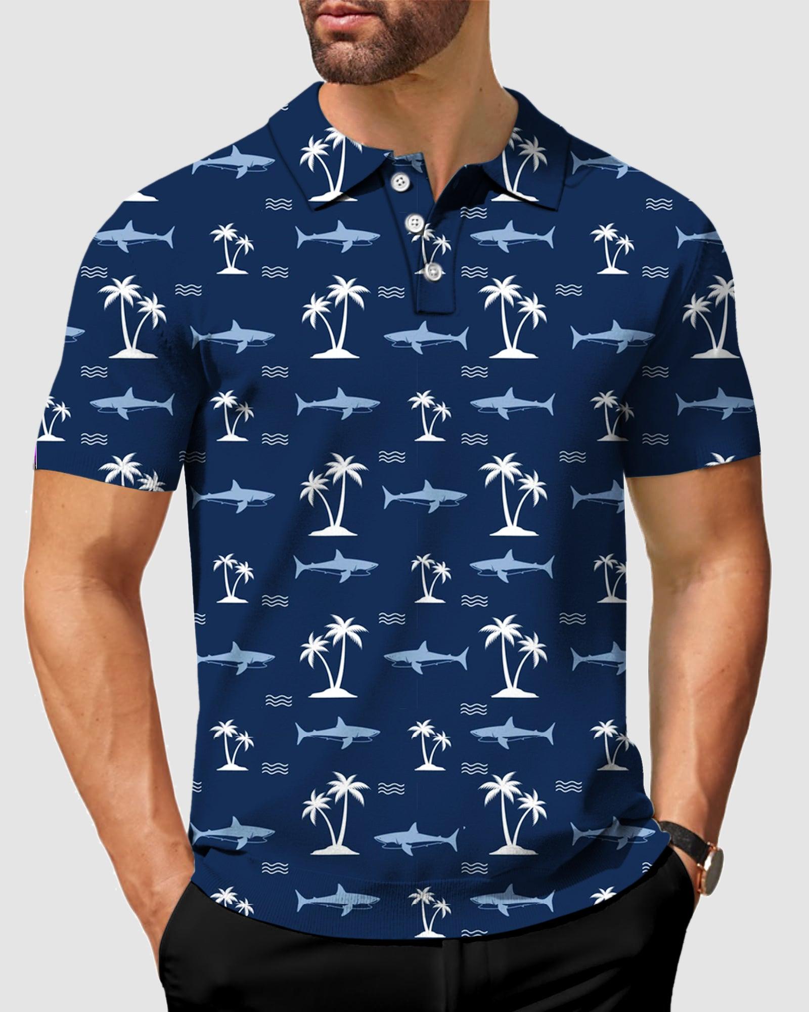 Men's Shark Island golf polo