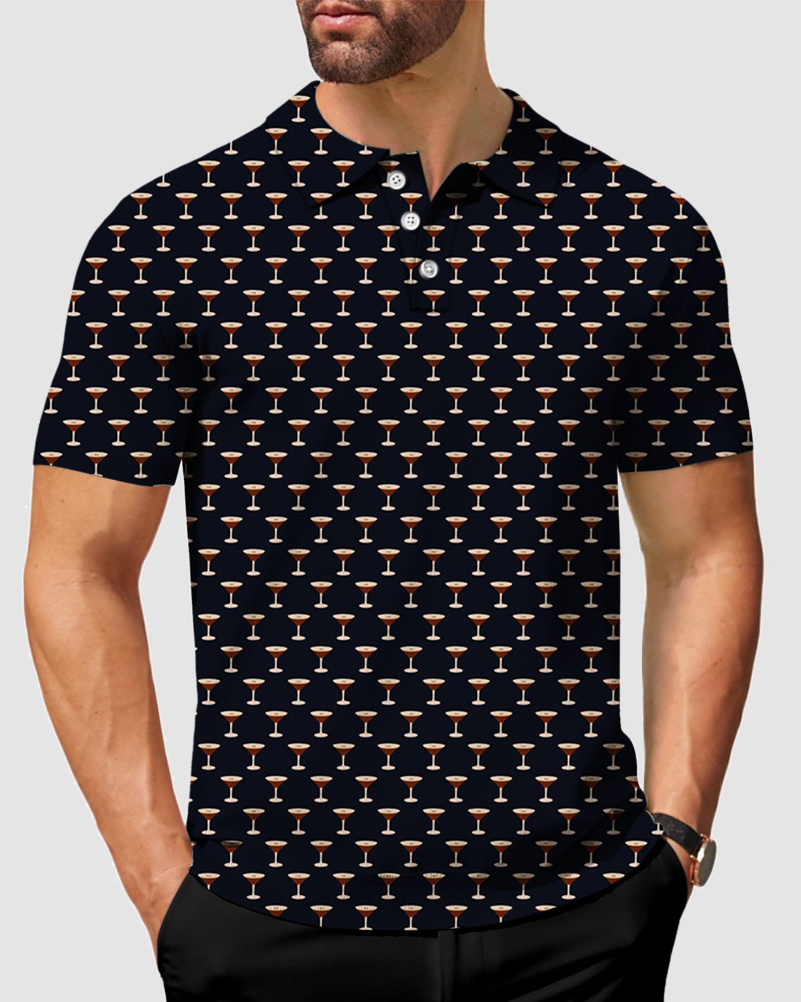 Men's Espresso Martinis golf polo