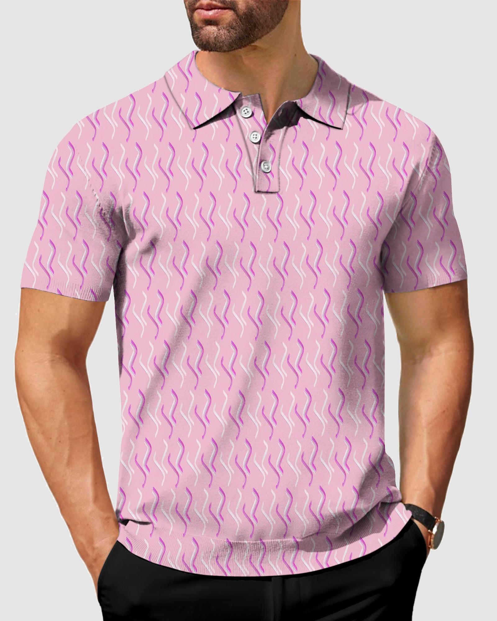 Men's WOVEN WAVES golf polo shirt