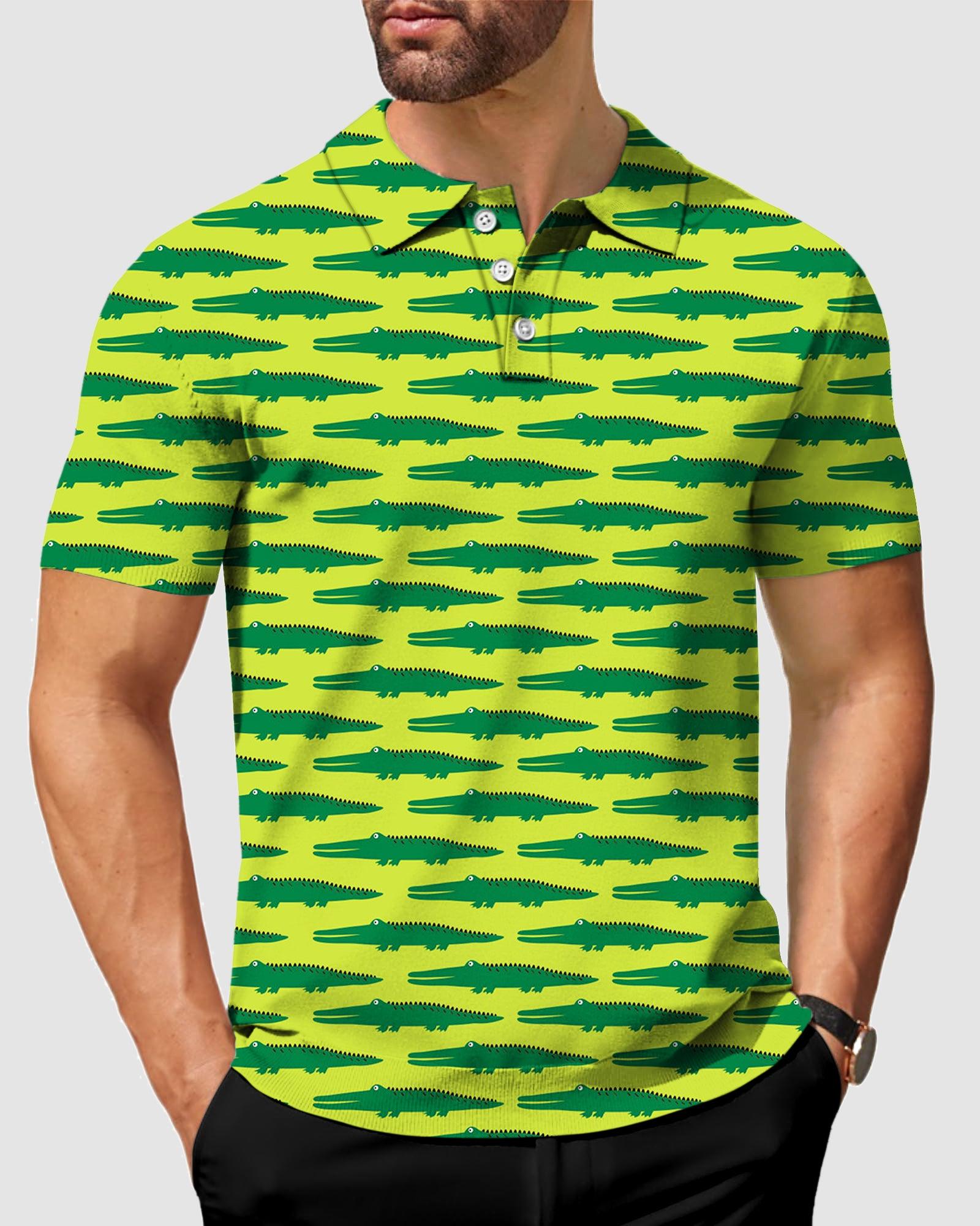 Men's golf polo alligator shirt