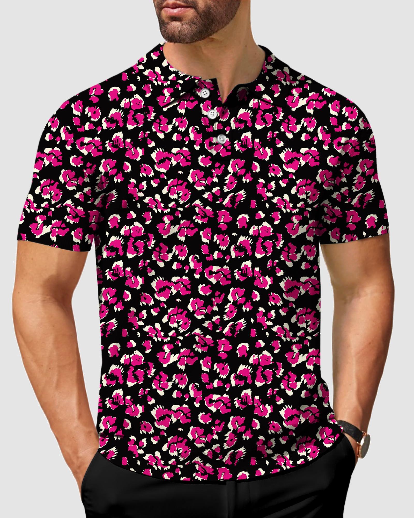 Men's golf flower polo