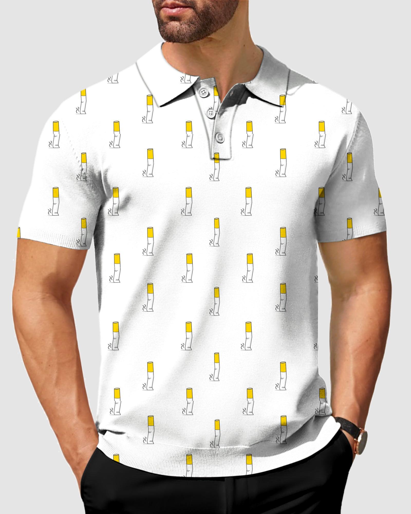 Men's golf Cigarettes and cigars polo