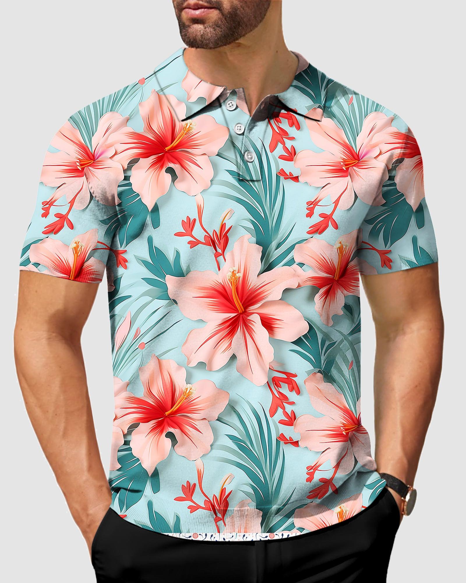 Men's Tropical Course golf polo