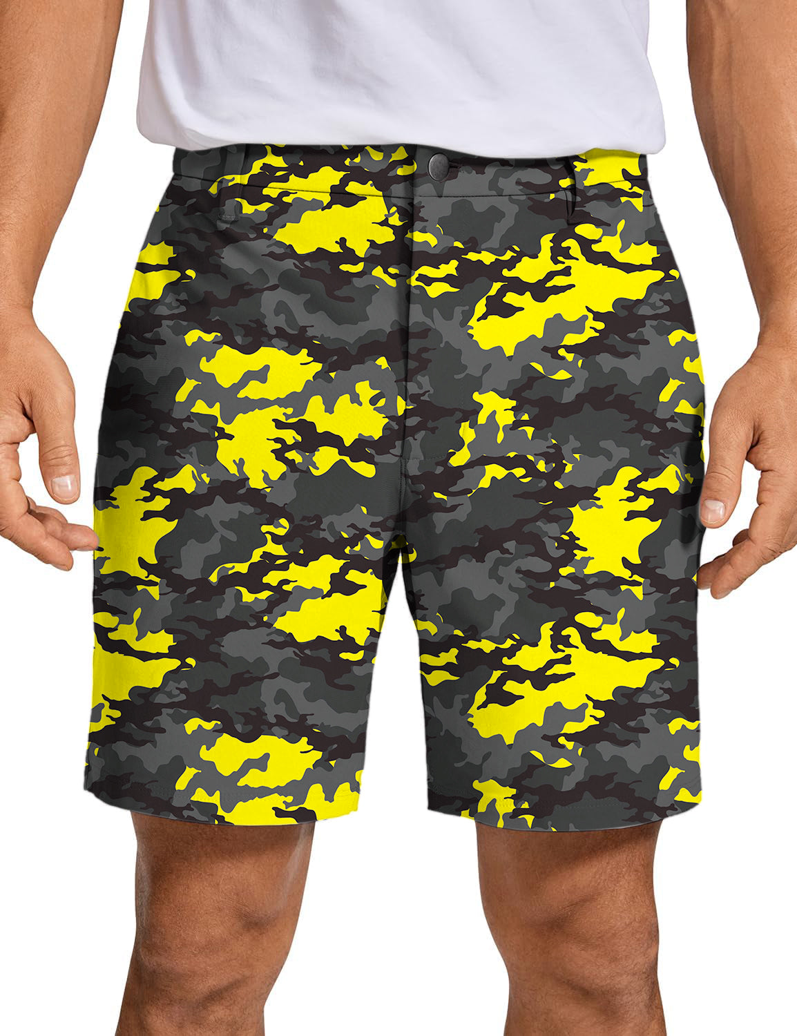 Men's SILICONE GRIPPERS Golf Shorts