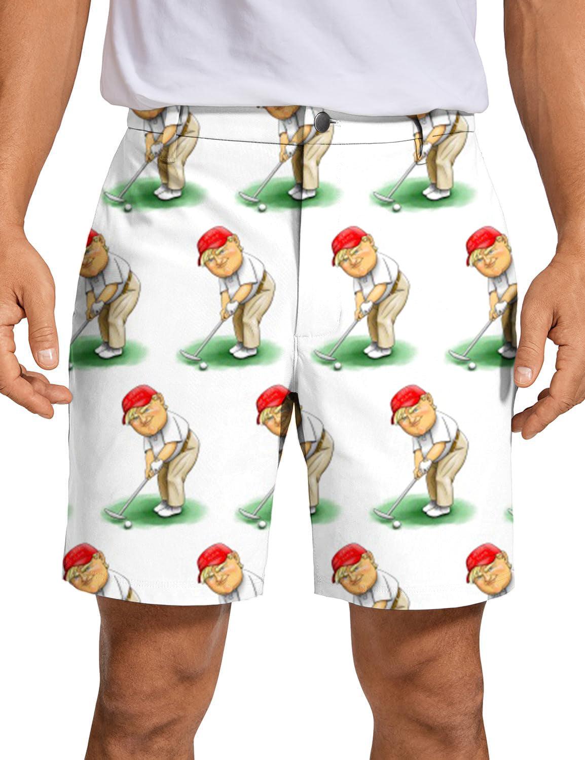 Men Trump Presidential Golf Golf Shorts