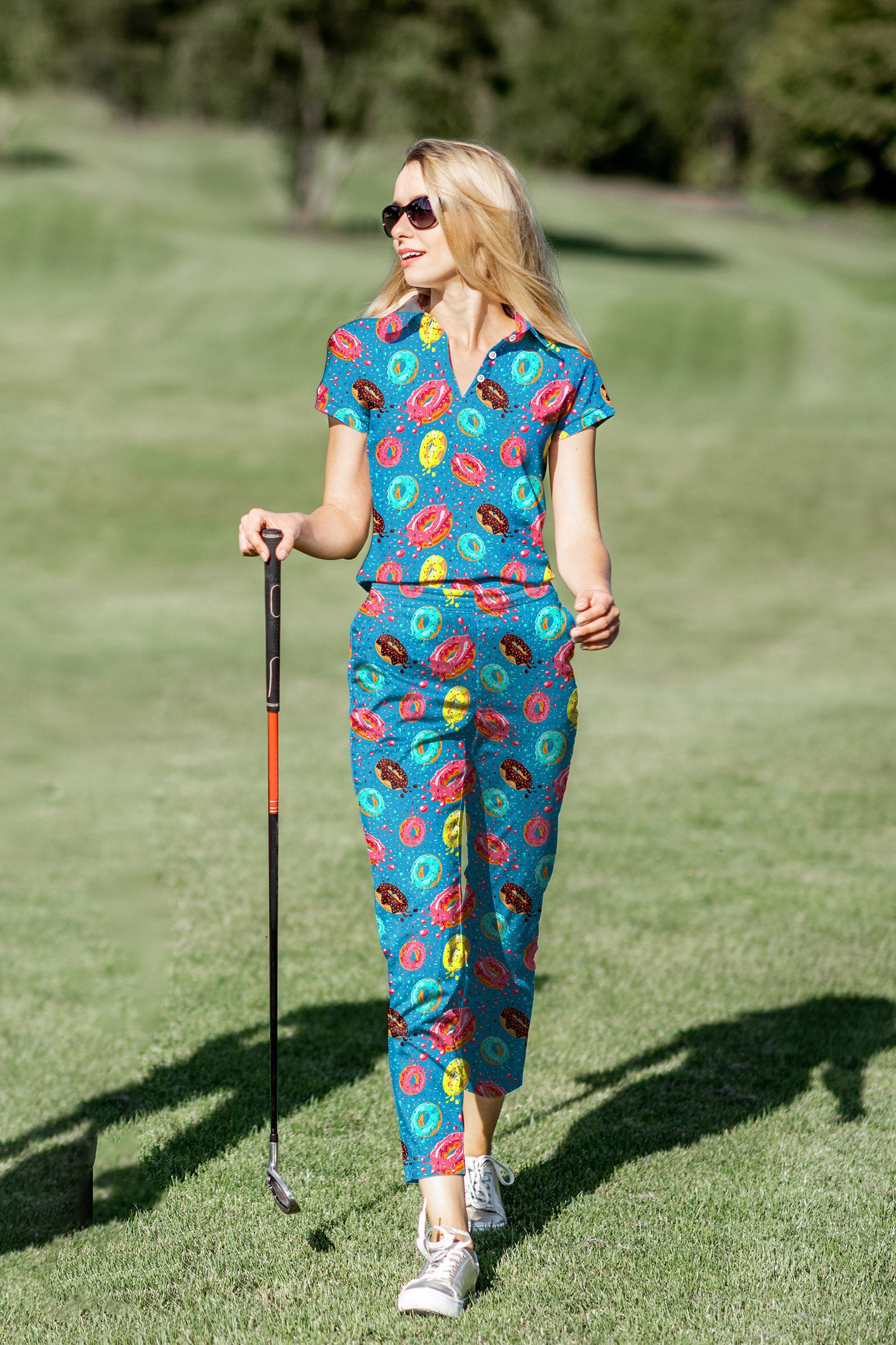 Women's Golf Polo+Pants Set Hole In One