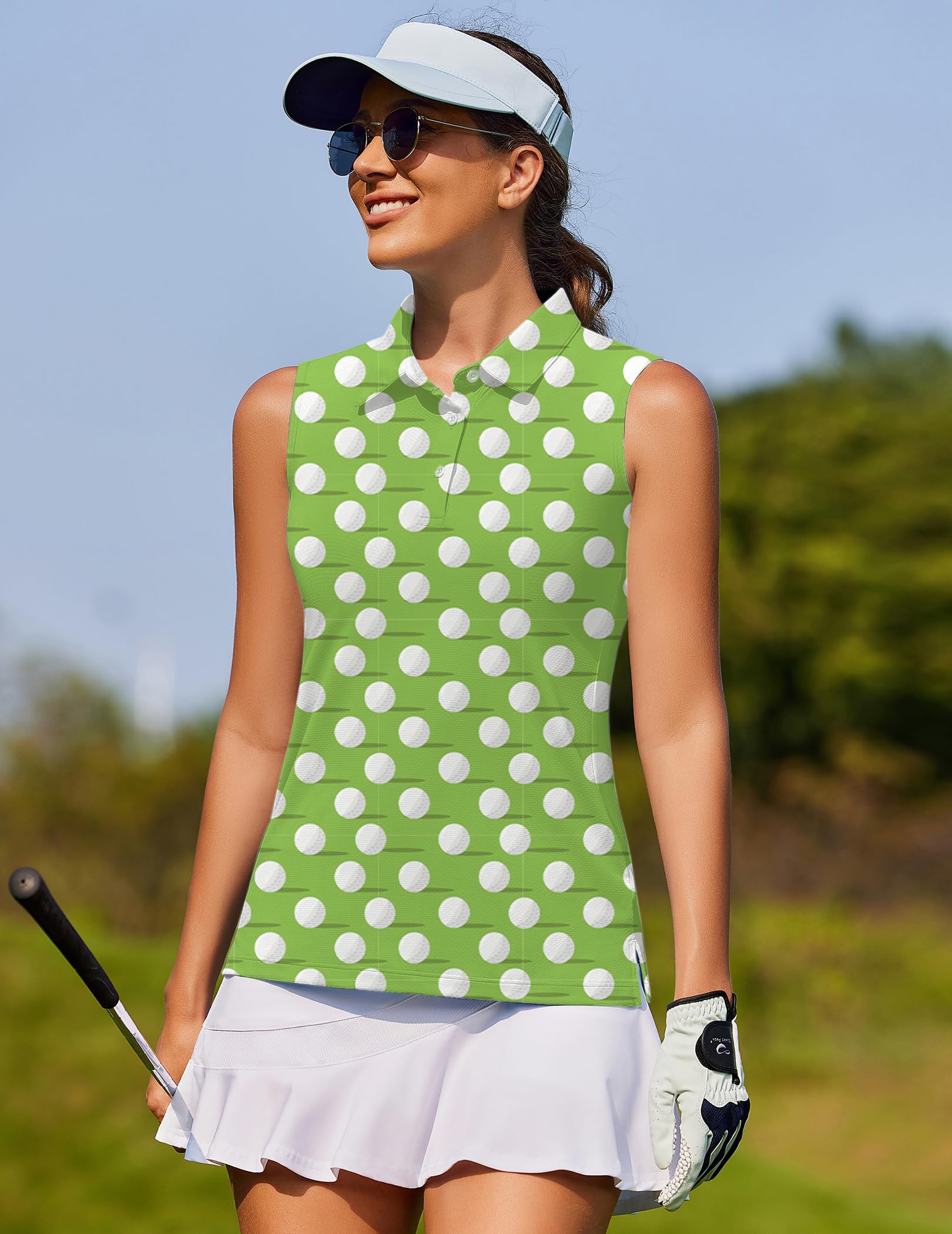 golf ball Women's golf Sleeveless shirt