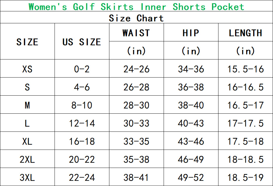 Women's Winter Wonderland Golf Skirts Inner Shorts Pocket