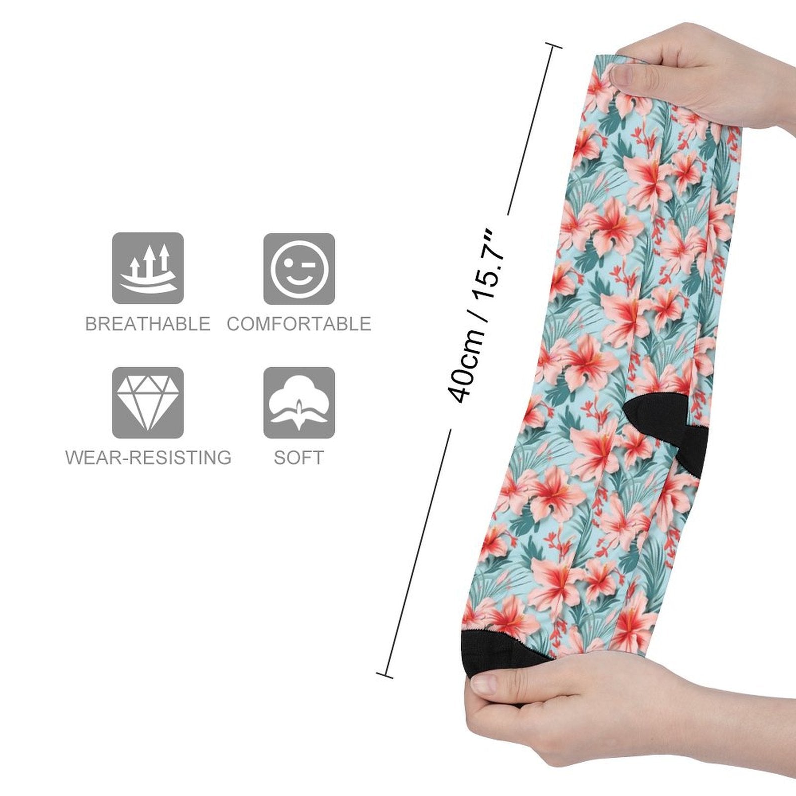 Tropical Course Prined socks Gifts for Men Women