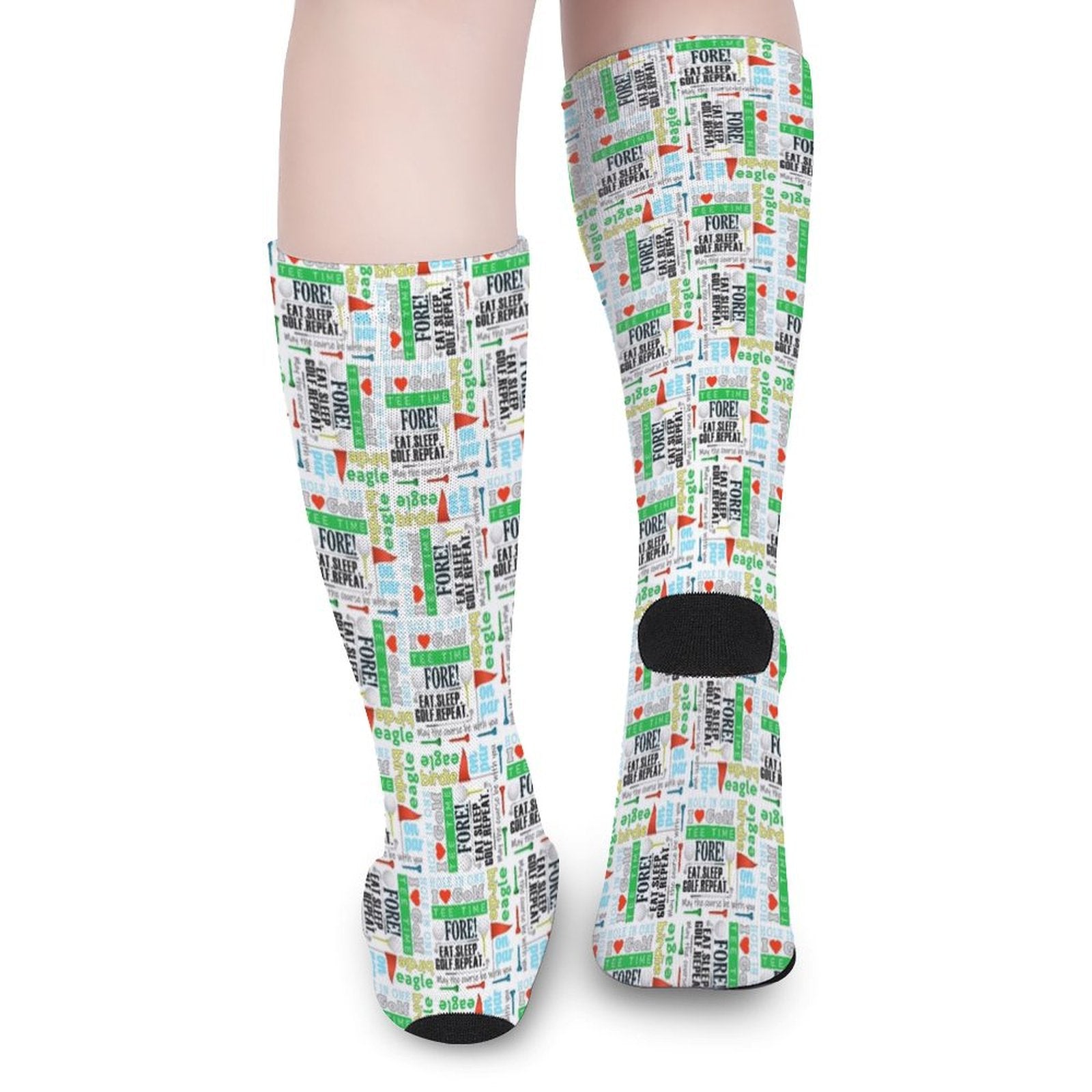 I love golf Prined socks Gifts for Men Women