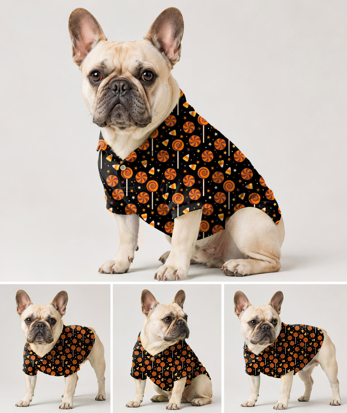 Dog's Halloween Lollipops Golf Polo