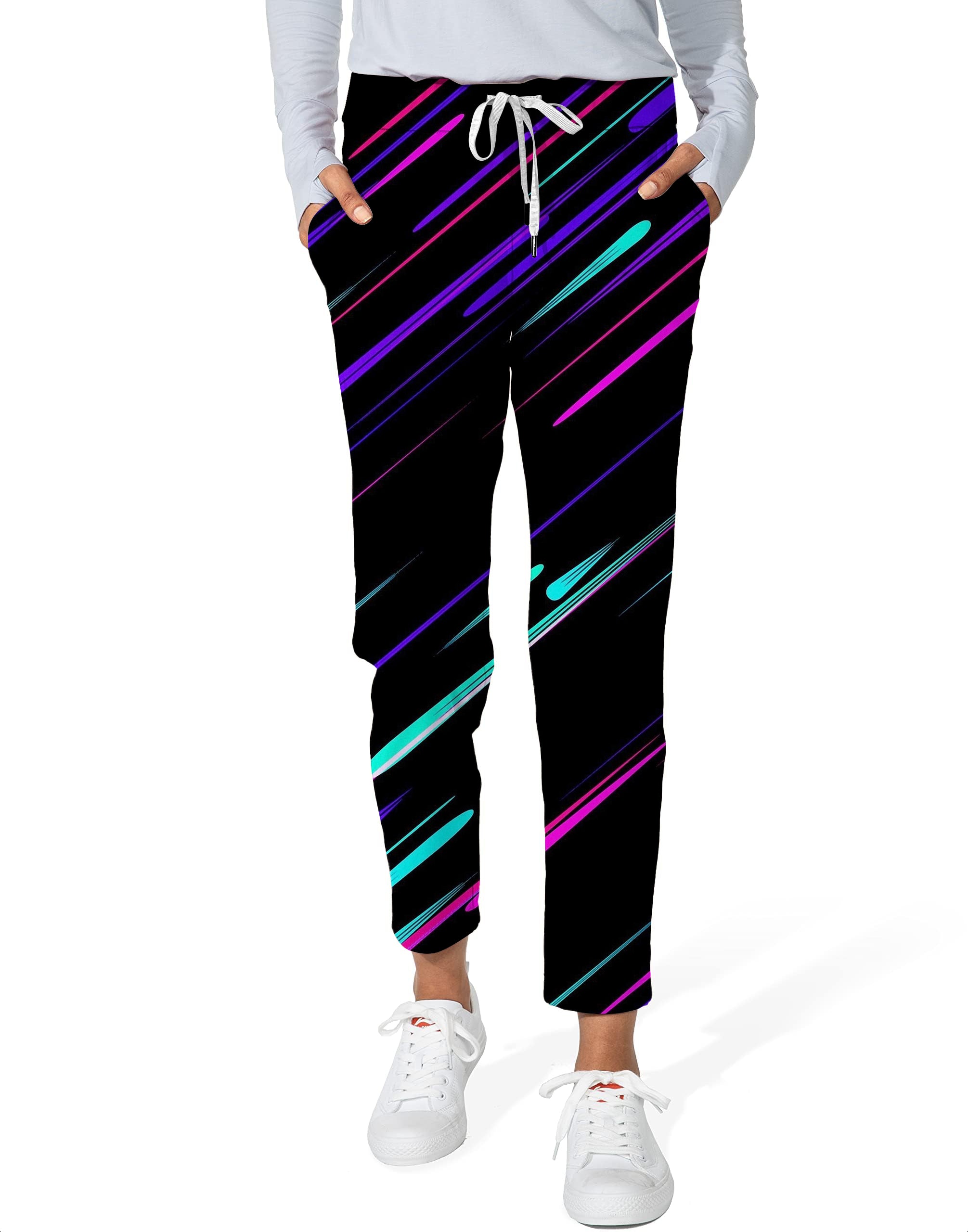 Shooting Stars-Women's 7/8 Stretch Ankle Golf Pants