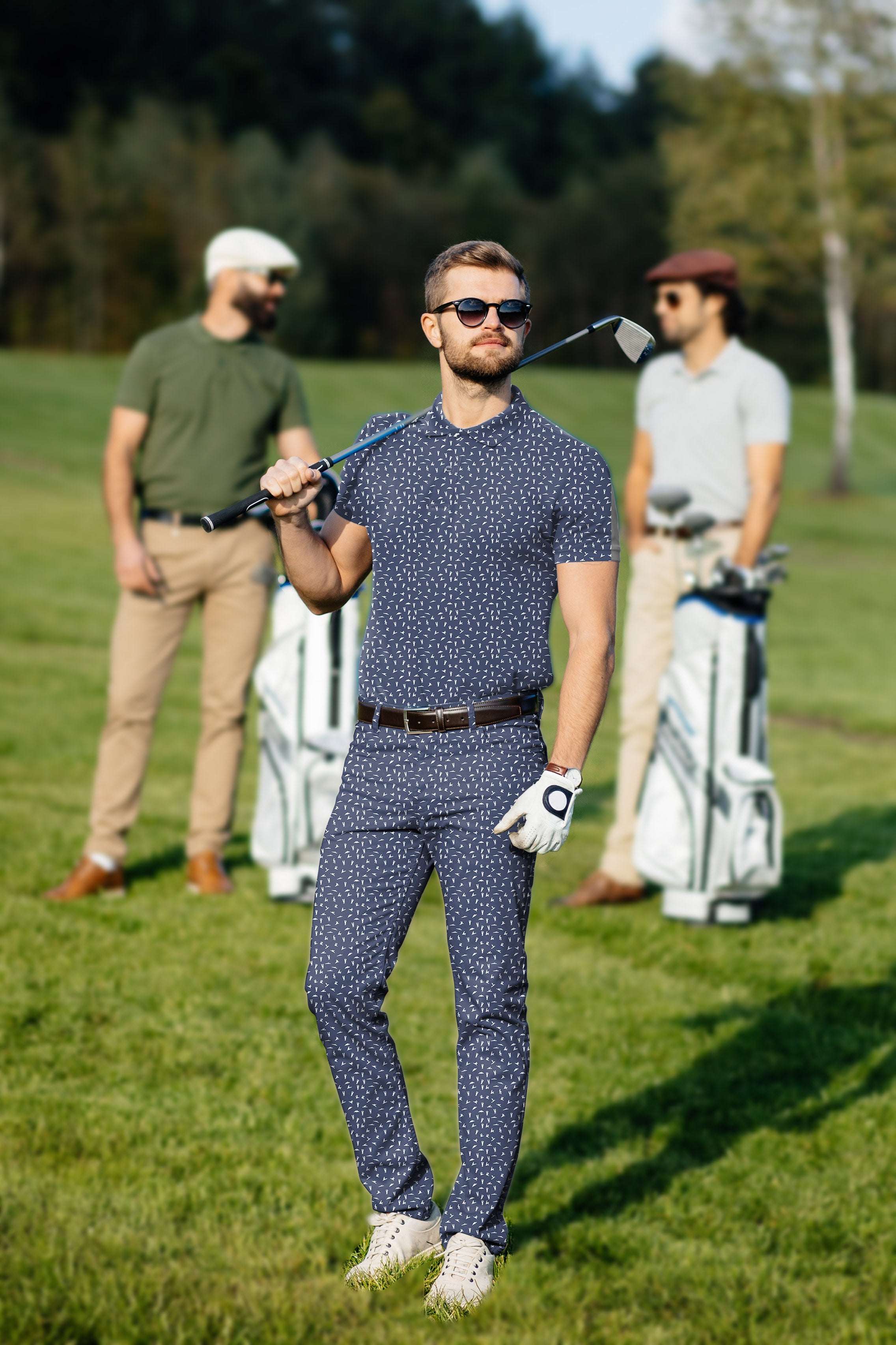 Men's Golf Set Polo+Pants Sex Ed