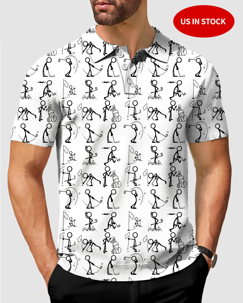 Men's play golf Polo