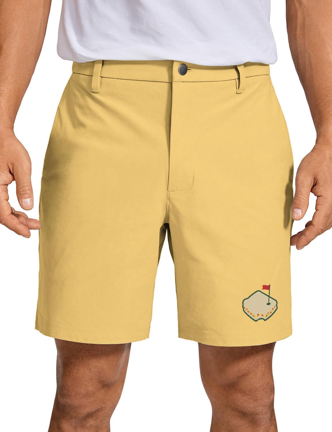 Cheese Sandwich Embroidery Golf men's short